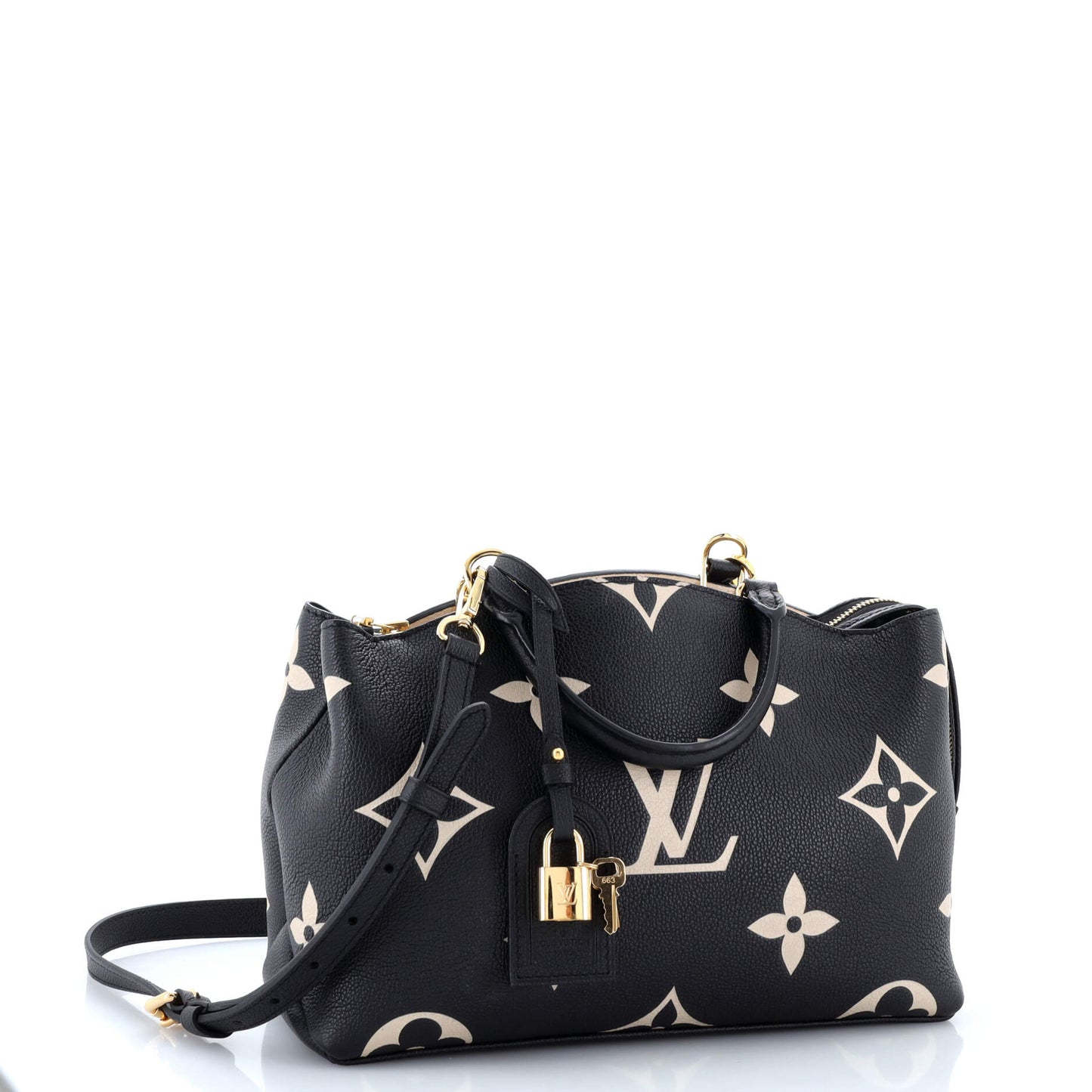 Petit Palais Handbag Bicolor Monogram Empreinte Giant