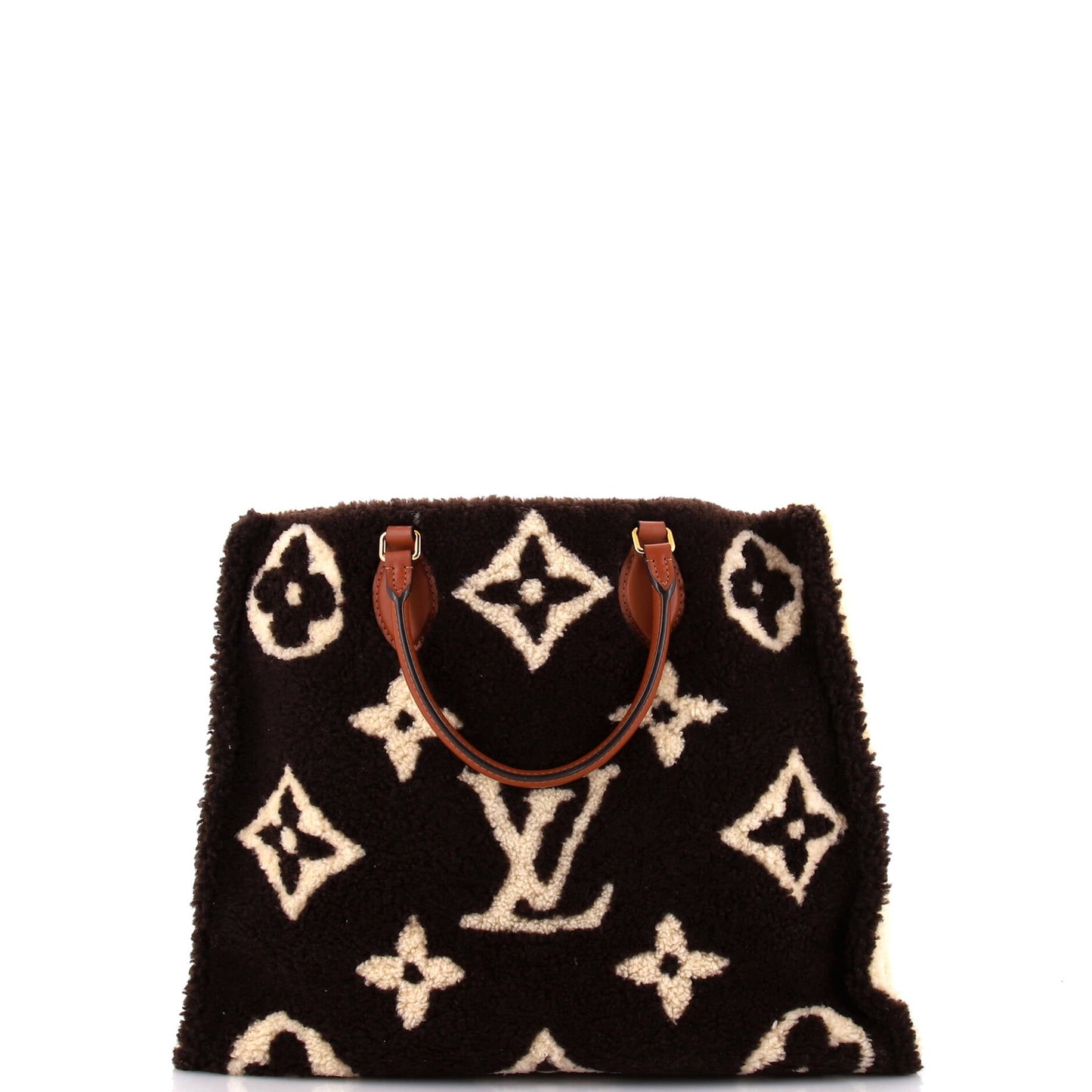 OnTheGo Tote Monogram Giant Teddy Fleece GM
