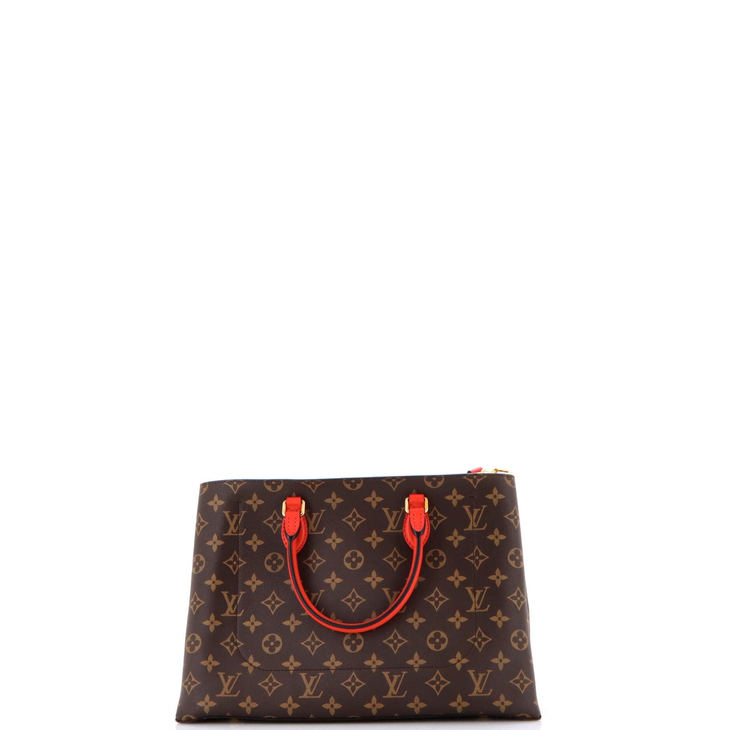 Flower Tote Monogram Canvas with Leather