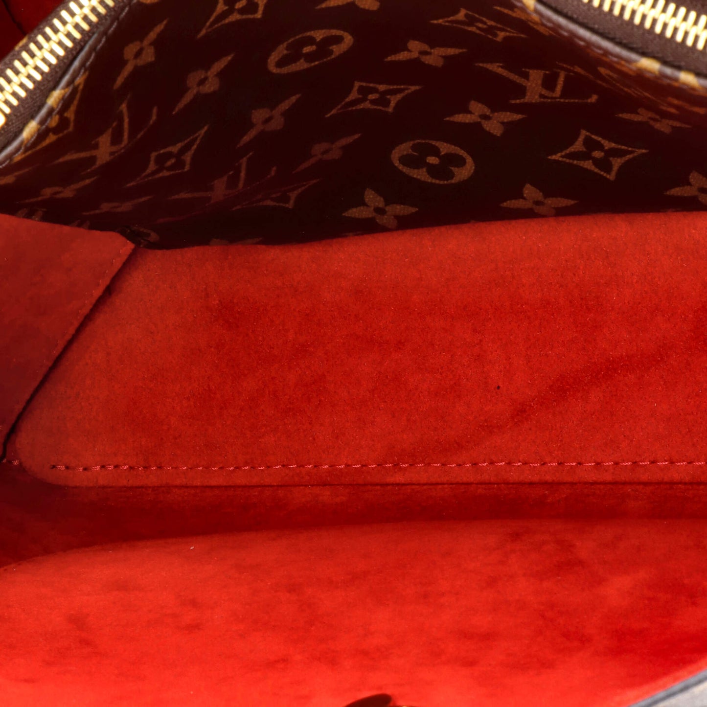 Flower Tote Monogram Canvas with Leather