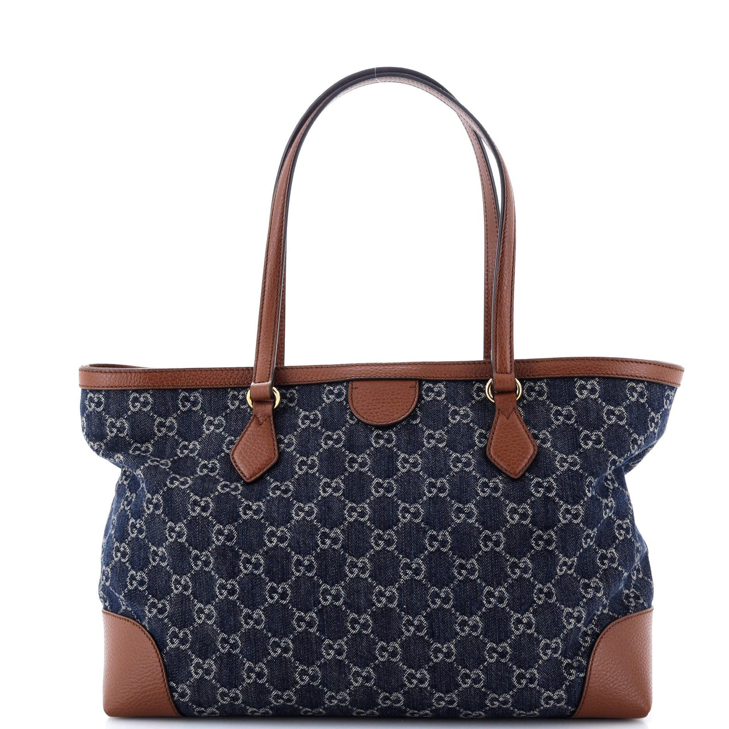 Ophidia Shopping Tote GG Denim Medium