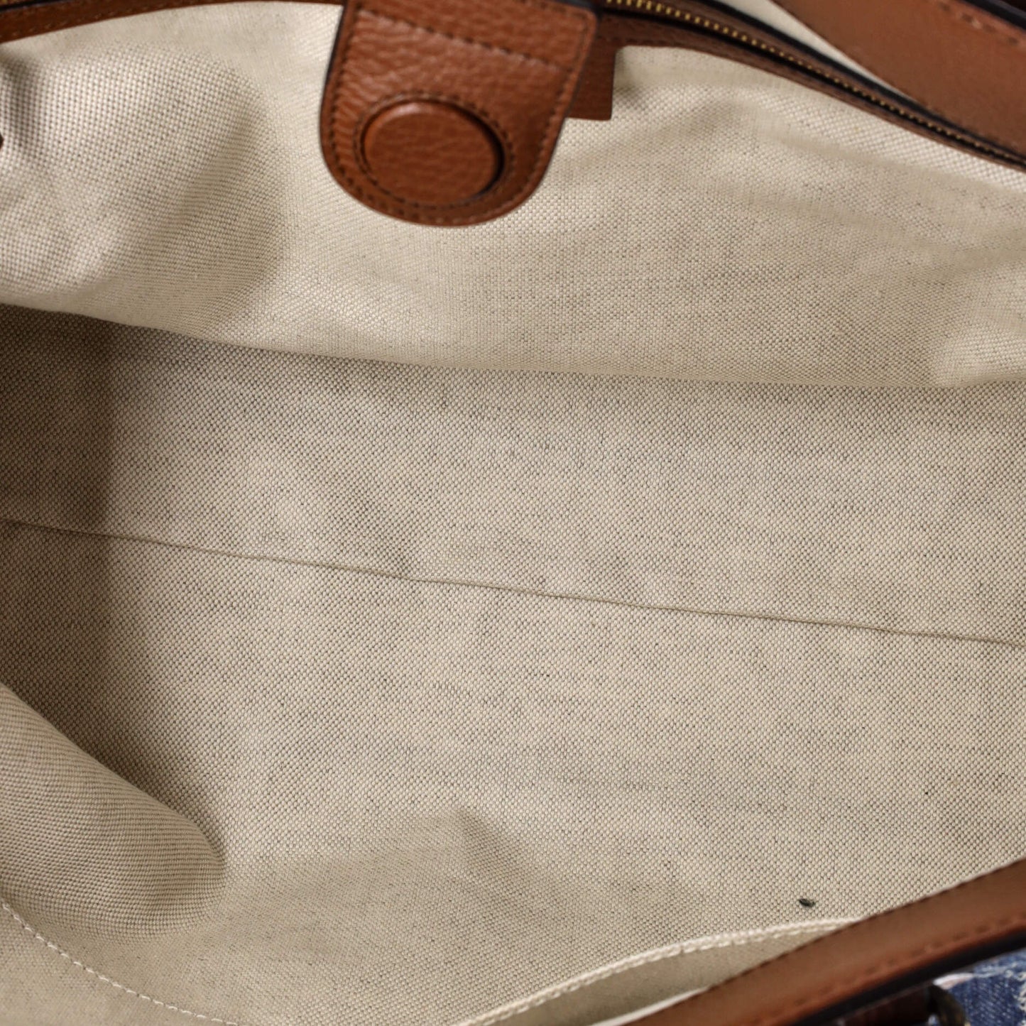 Ophidia Shopping Tote GG Denim Medium