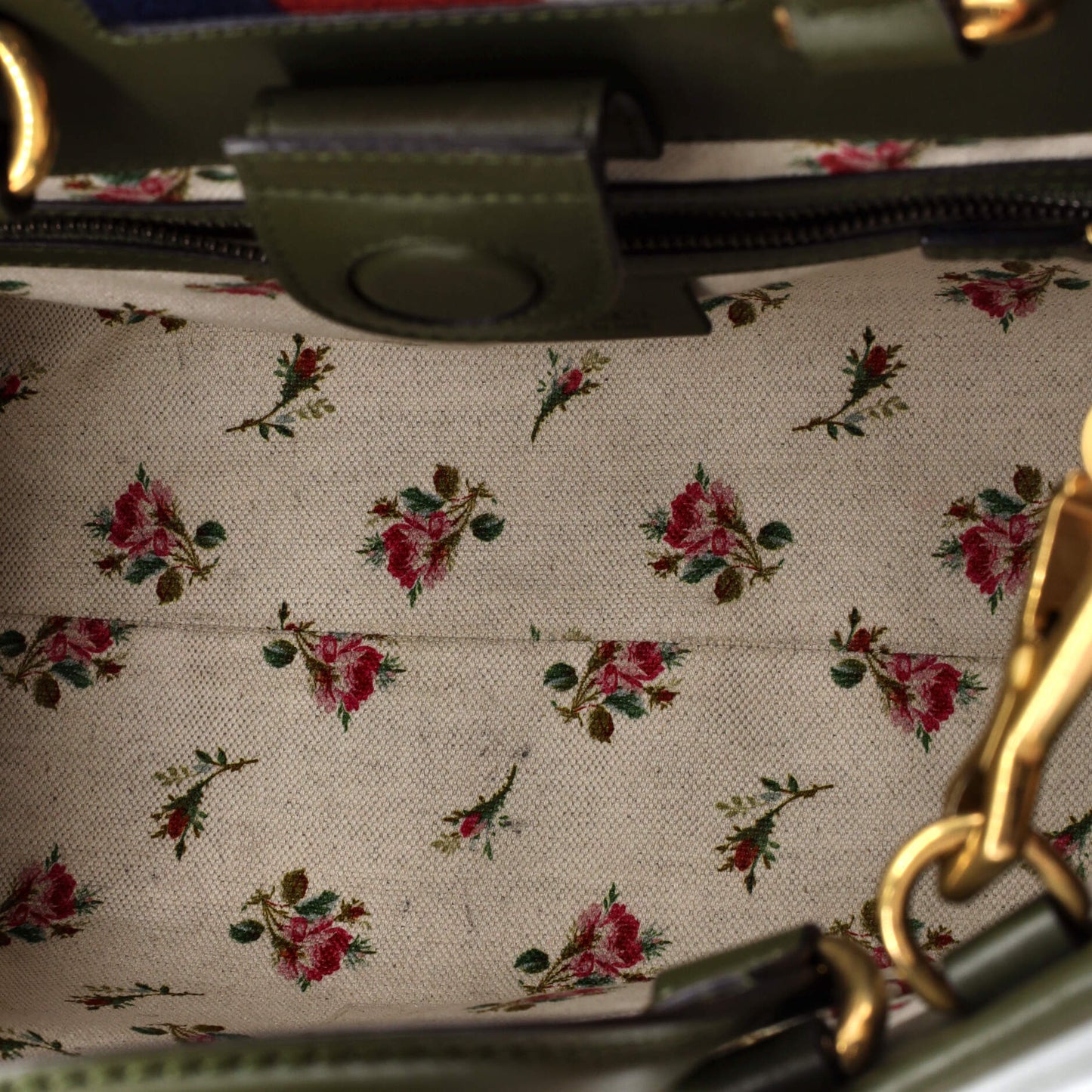 Web GG Marmont Tote Leather Medium