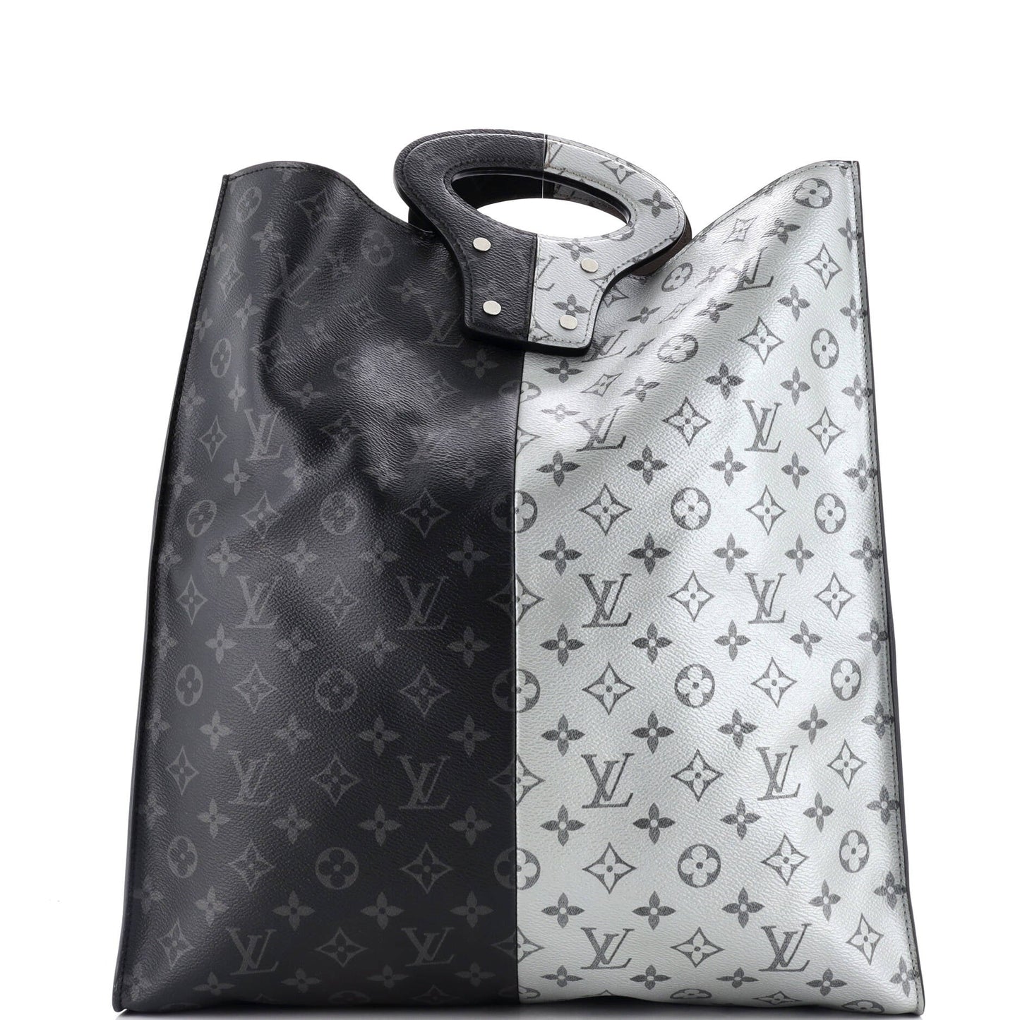North South Tote Monogram Eclipse Split Canvas