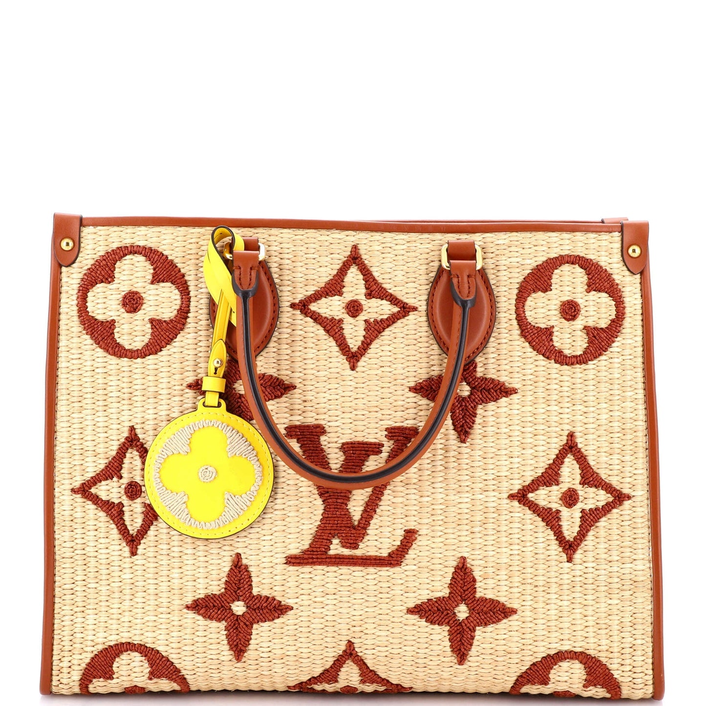 OnTheGo Tote Monogram Giant Raffia MM