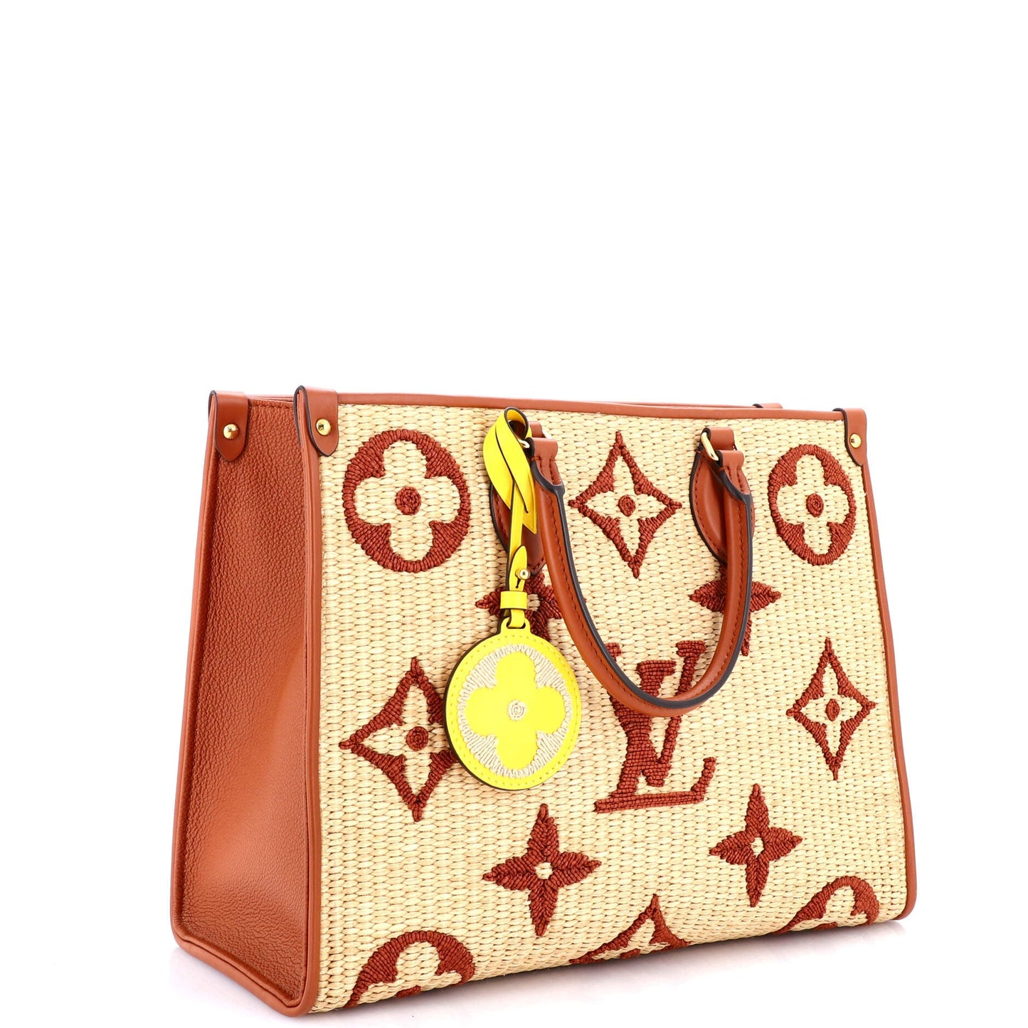 OnTheGo Tote Monogram Giant Raffia MM