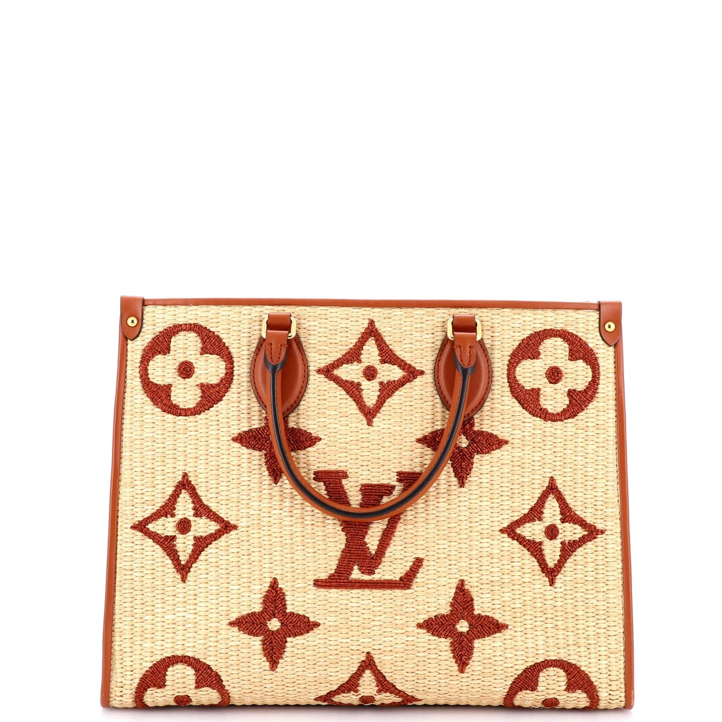 OnTheGo Tote Monogram Giant Raffia MM