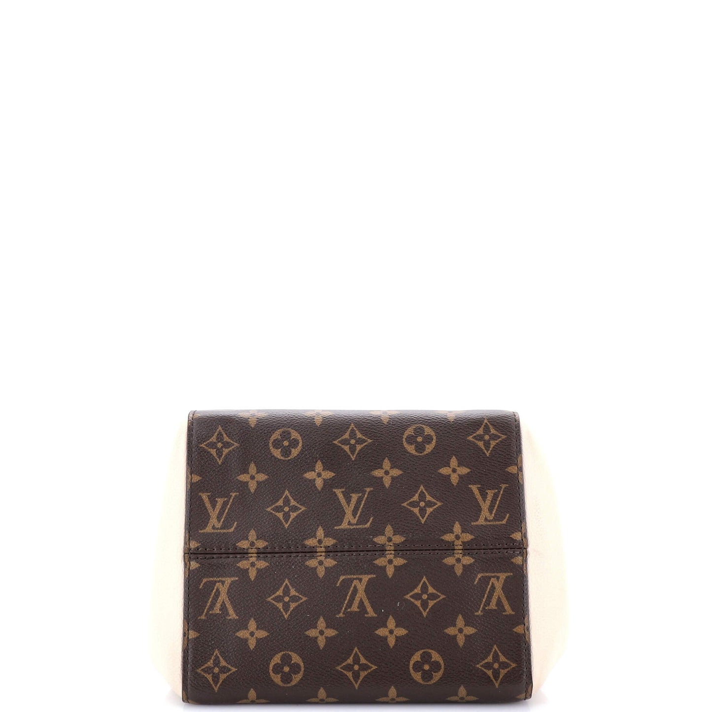 Fold Tote Monogram Canvas and Leather PM