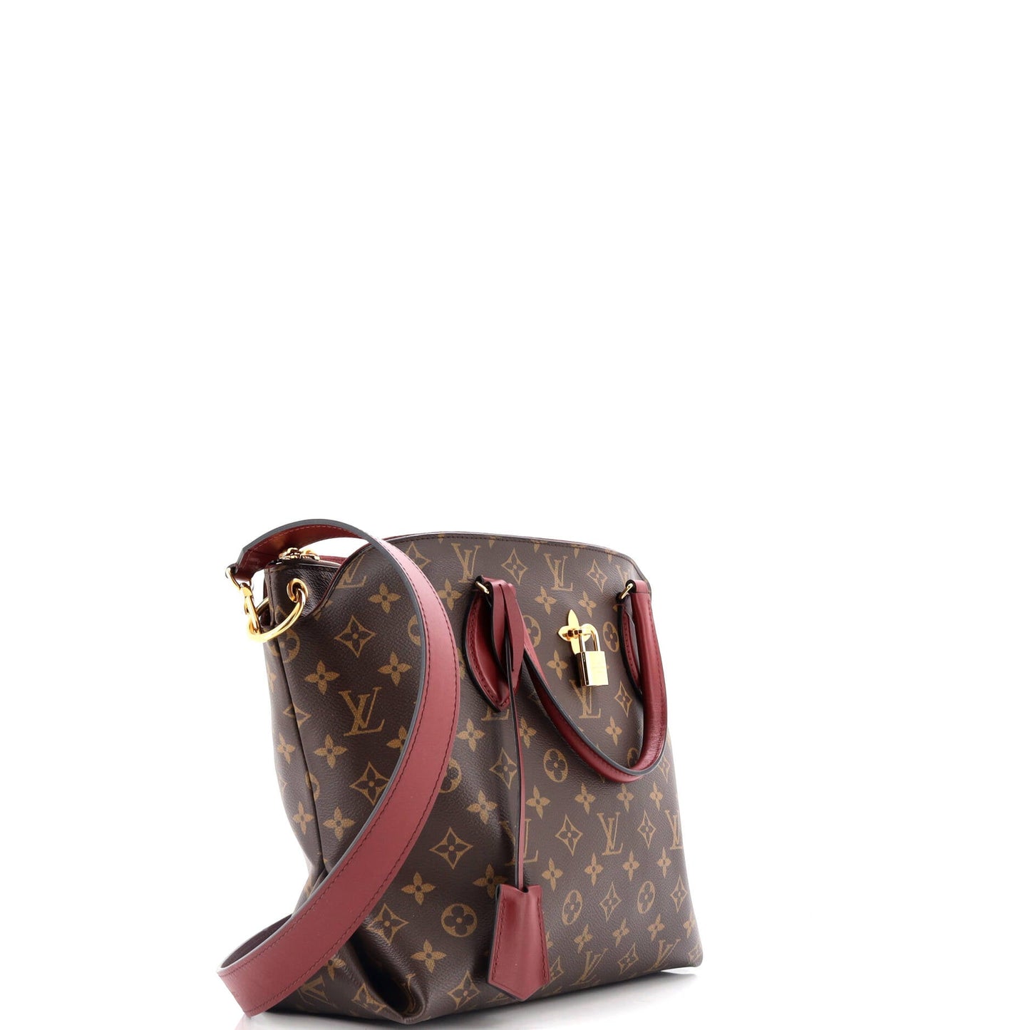 Flower Zipped Tote Monogram Canvas MM