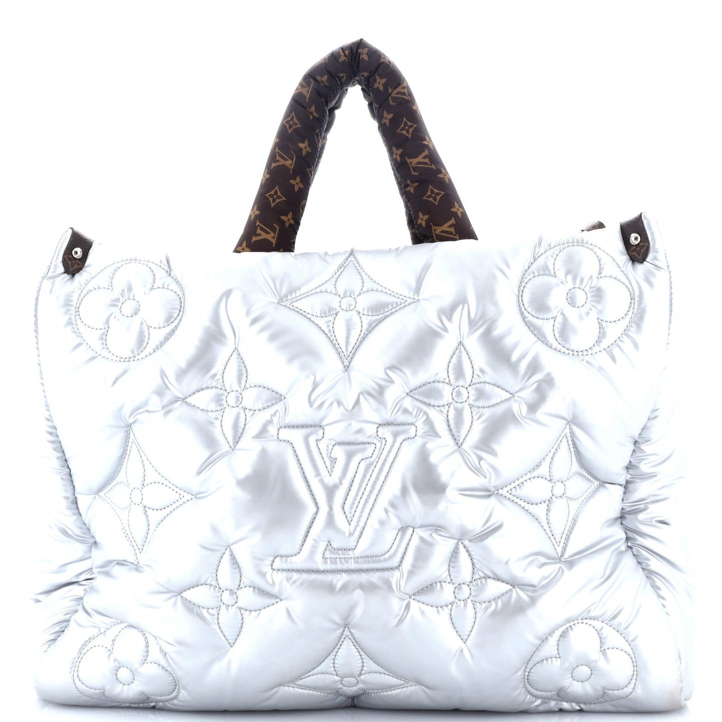 Pillow OnTheGo Tote Monogram Quilted Econyl Nylon GM