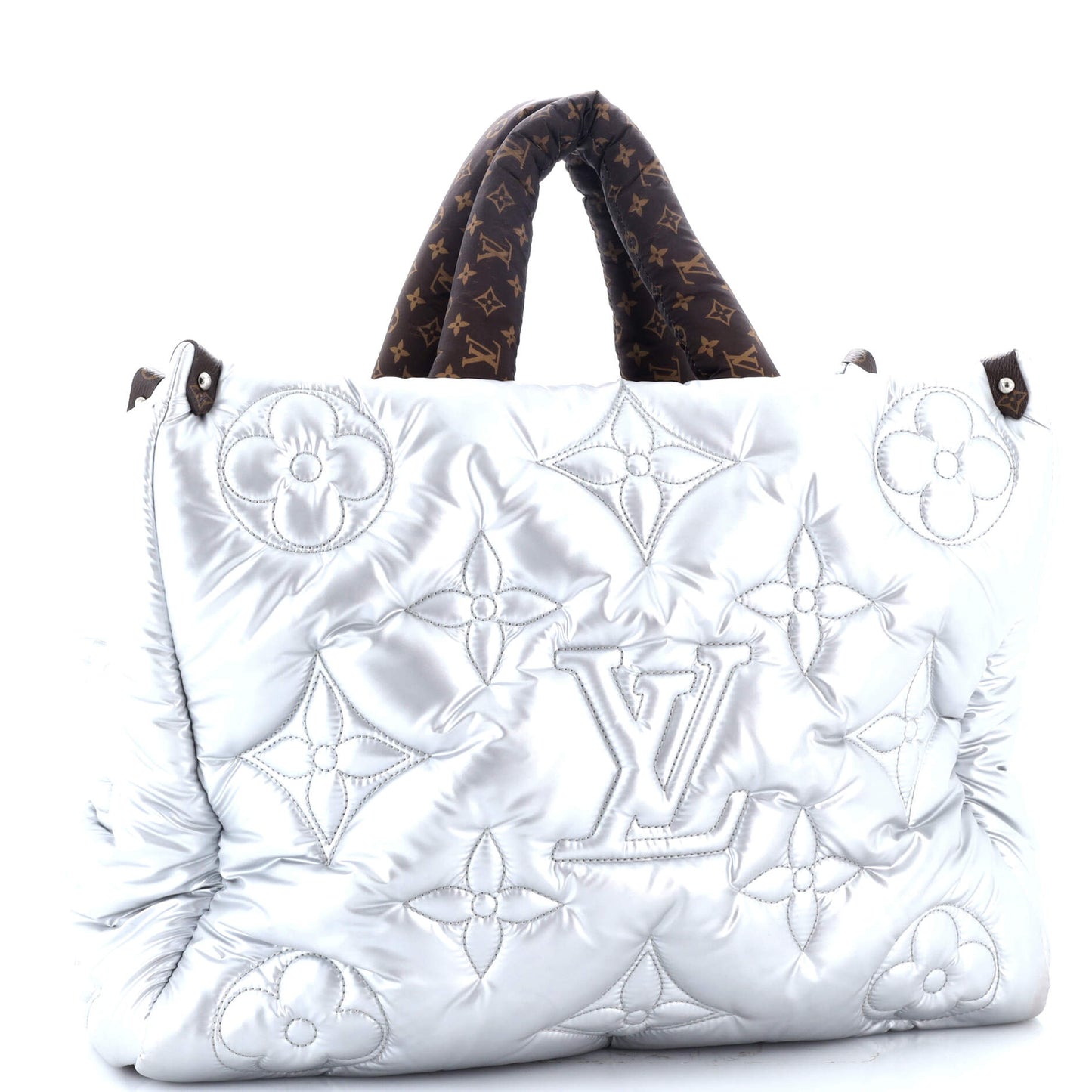 Pillow OnTheGo Tote Monogram Quilted Econyl Nylon GM