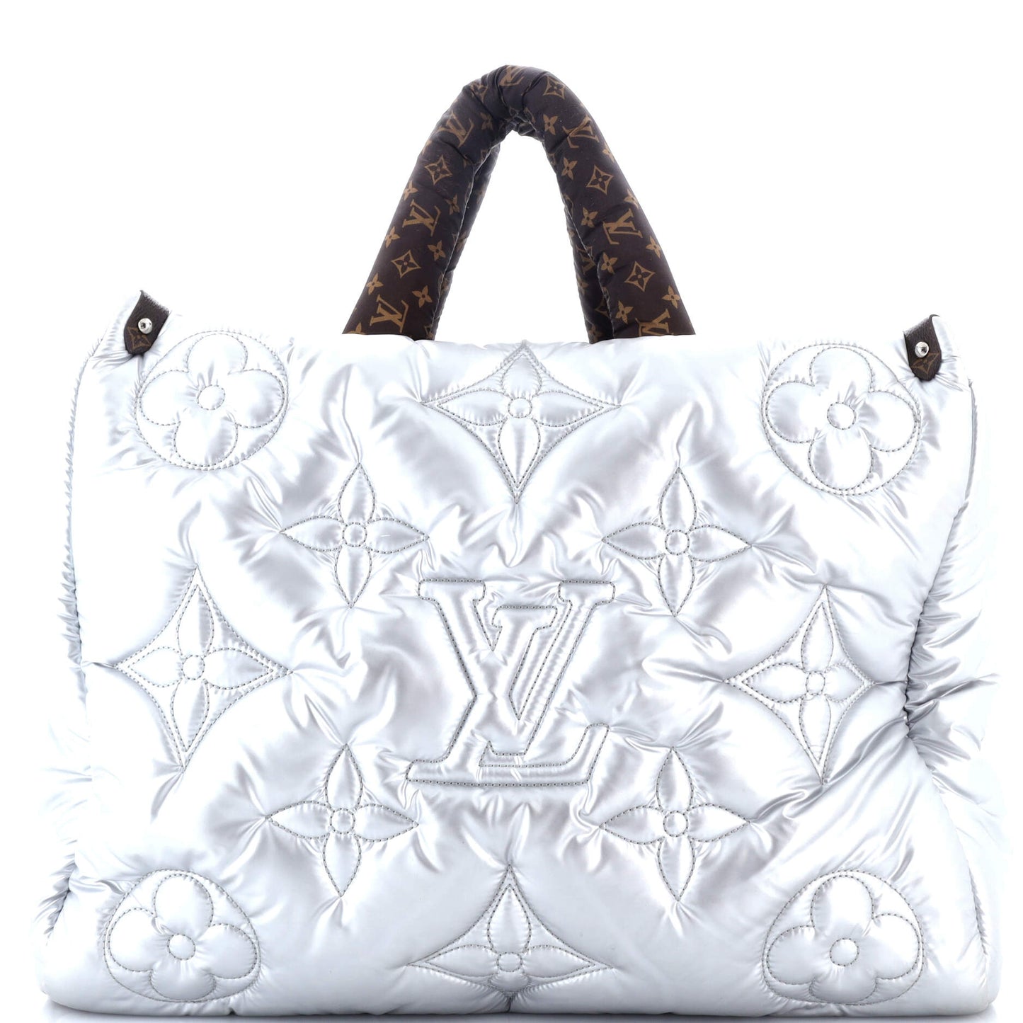 Pillow OnTheGo Tote Monogram Quilted Econyl Nylon GM