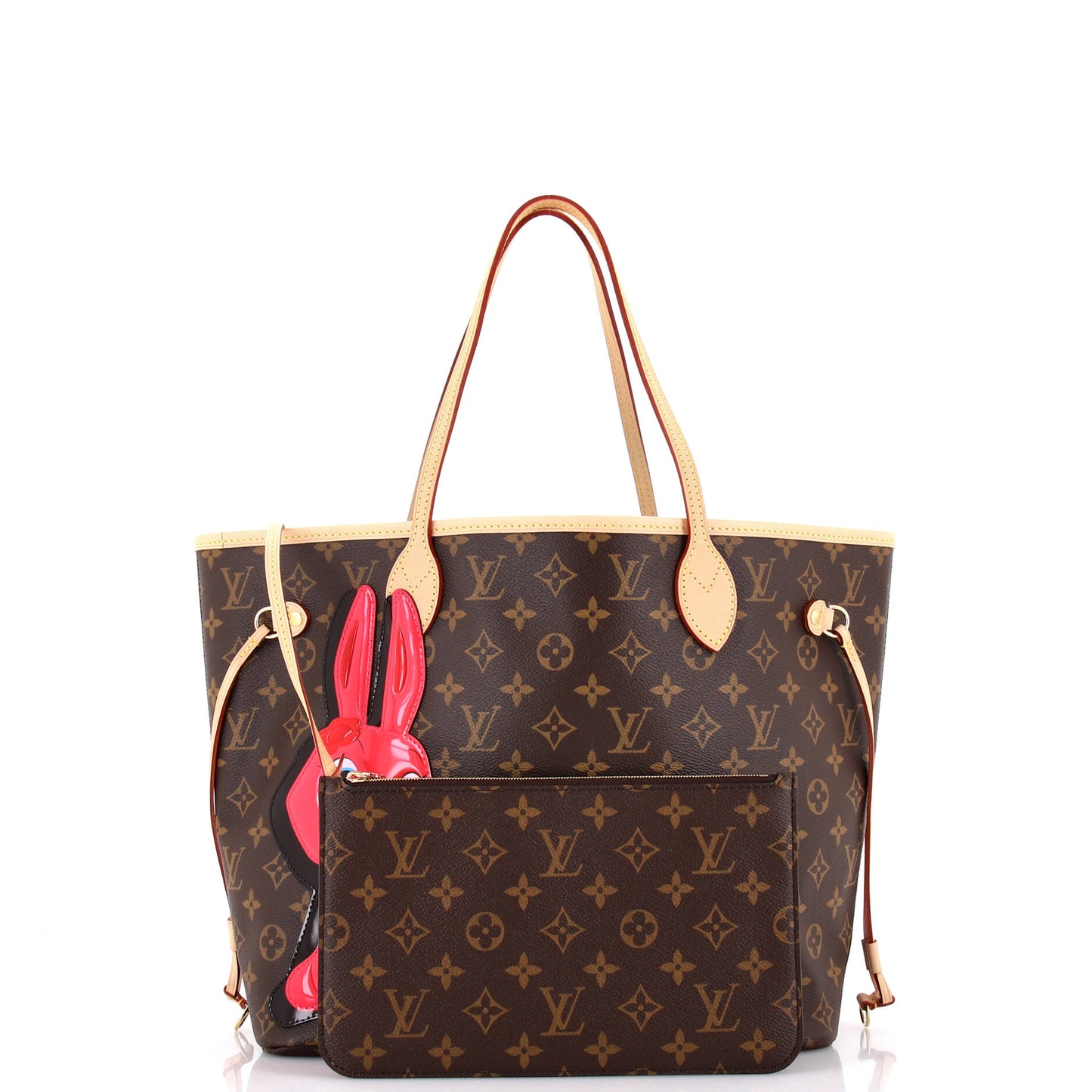 Neverfull NM Tote x Sun Yitian Rabbit Patch Monogram Canvas MM MM