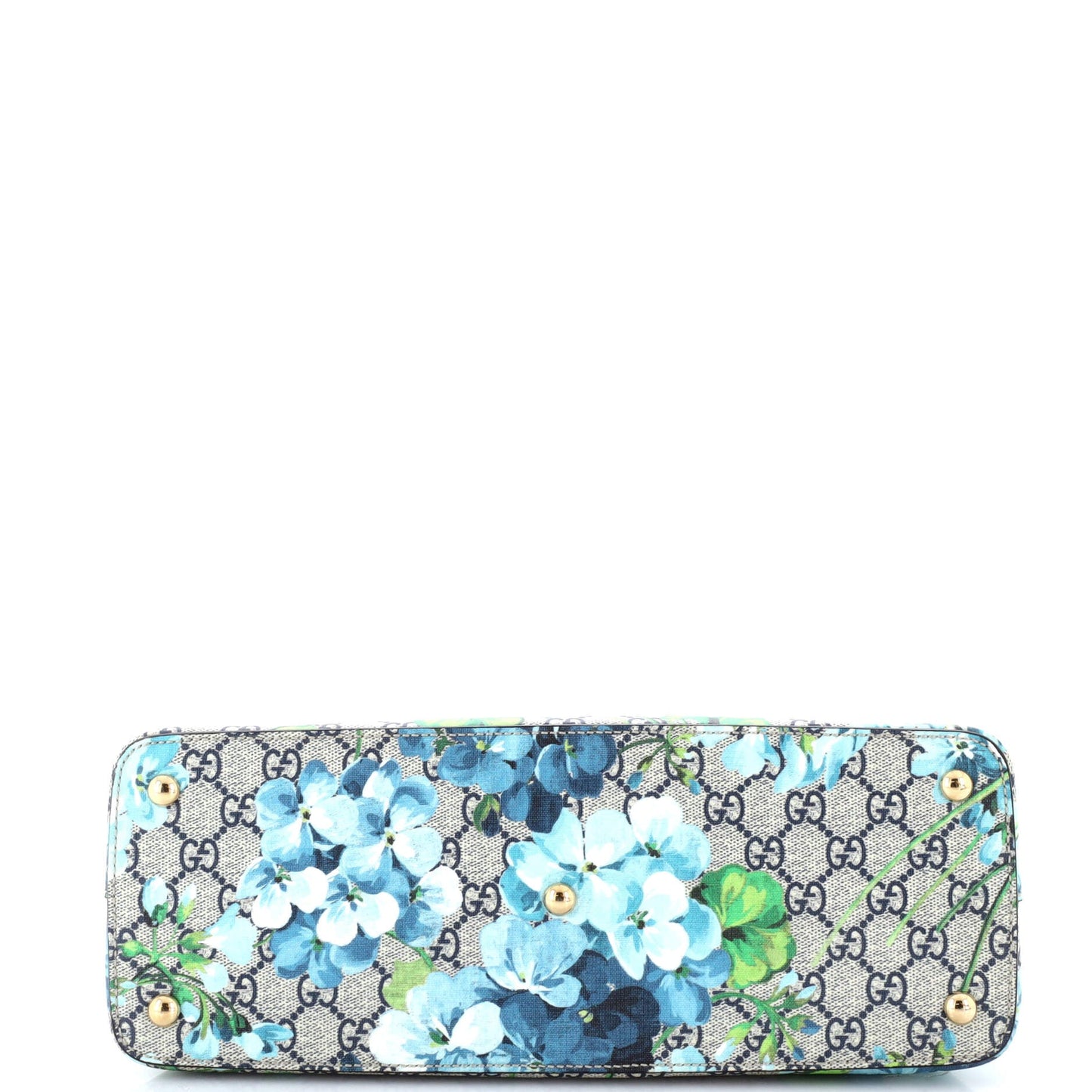 Linea A Convertible Tote Blooms Print GG Coated Canvas Small