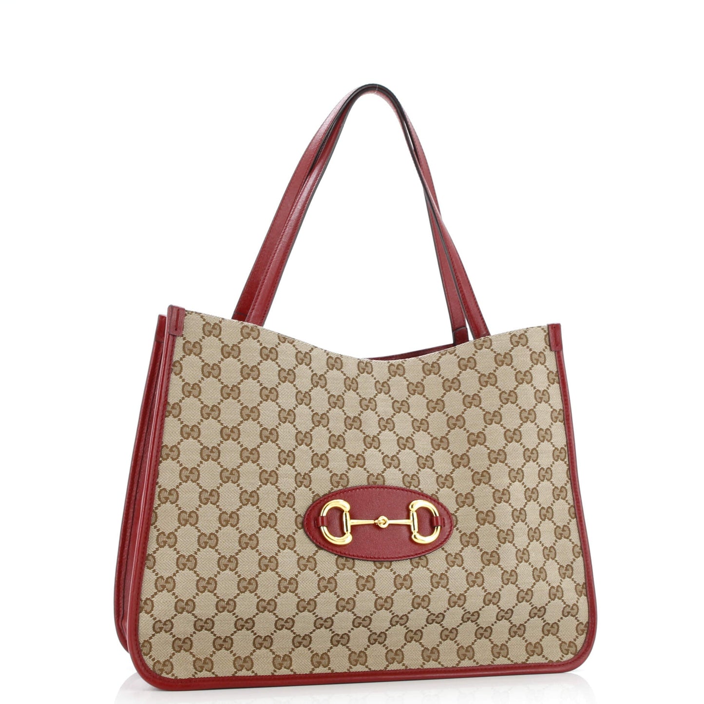 Horsebit 1955 Tote GG Canvas with Leather Medium