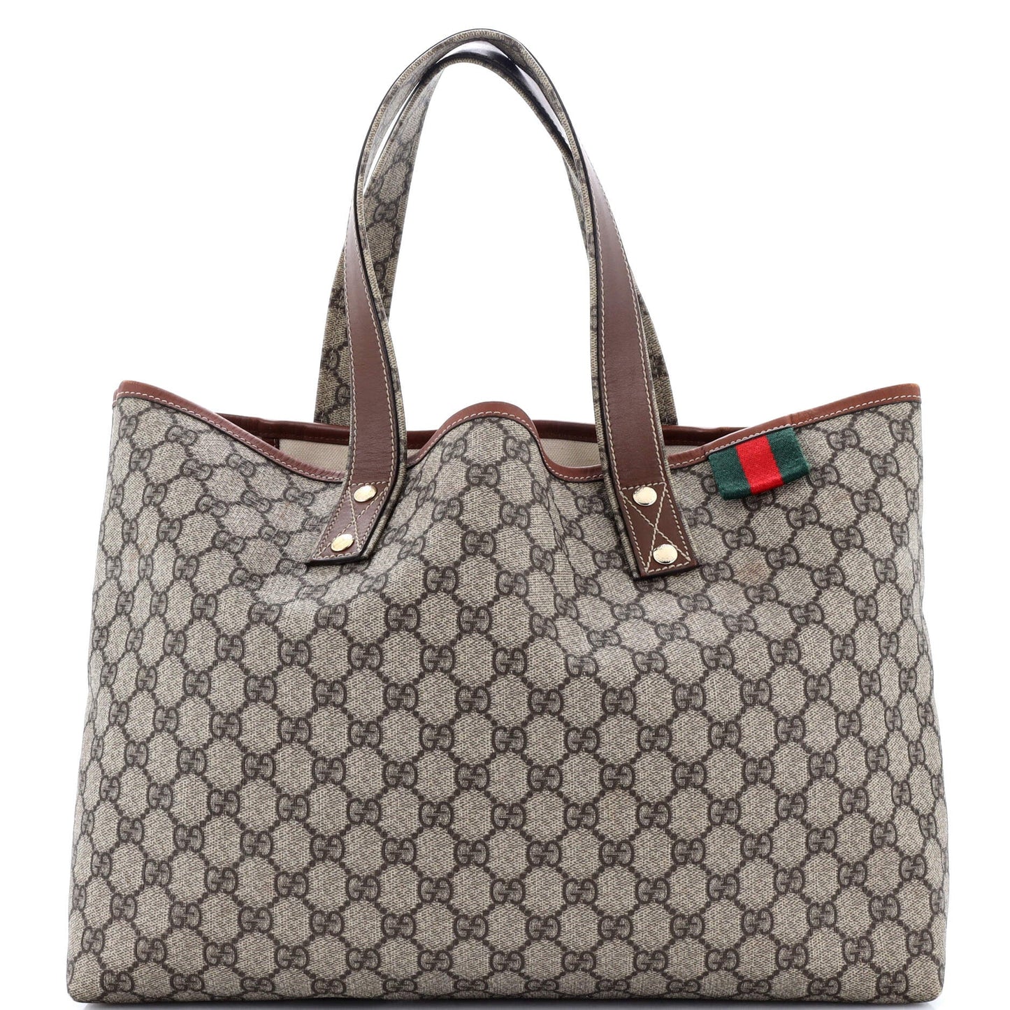 Web Loop Tote GG Coated Canvas Medium