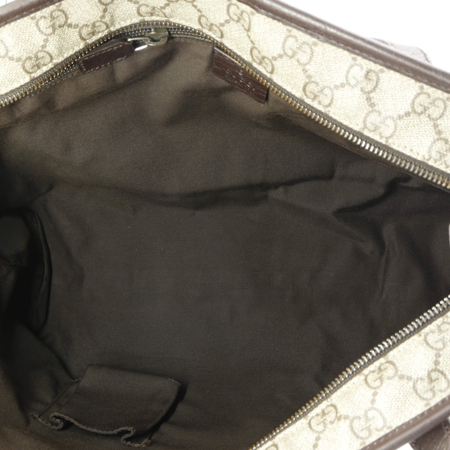 Plus Tote GG Coated Canvas with Leather Large