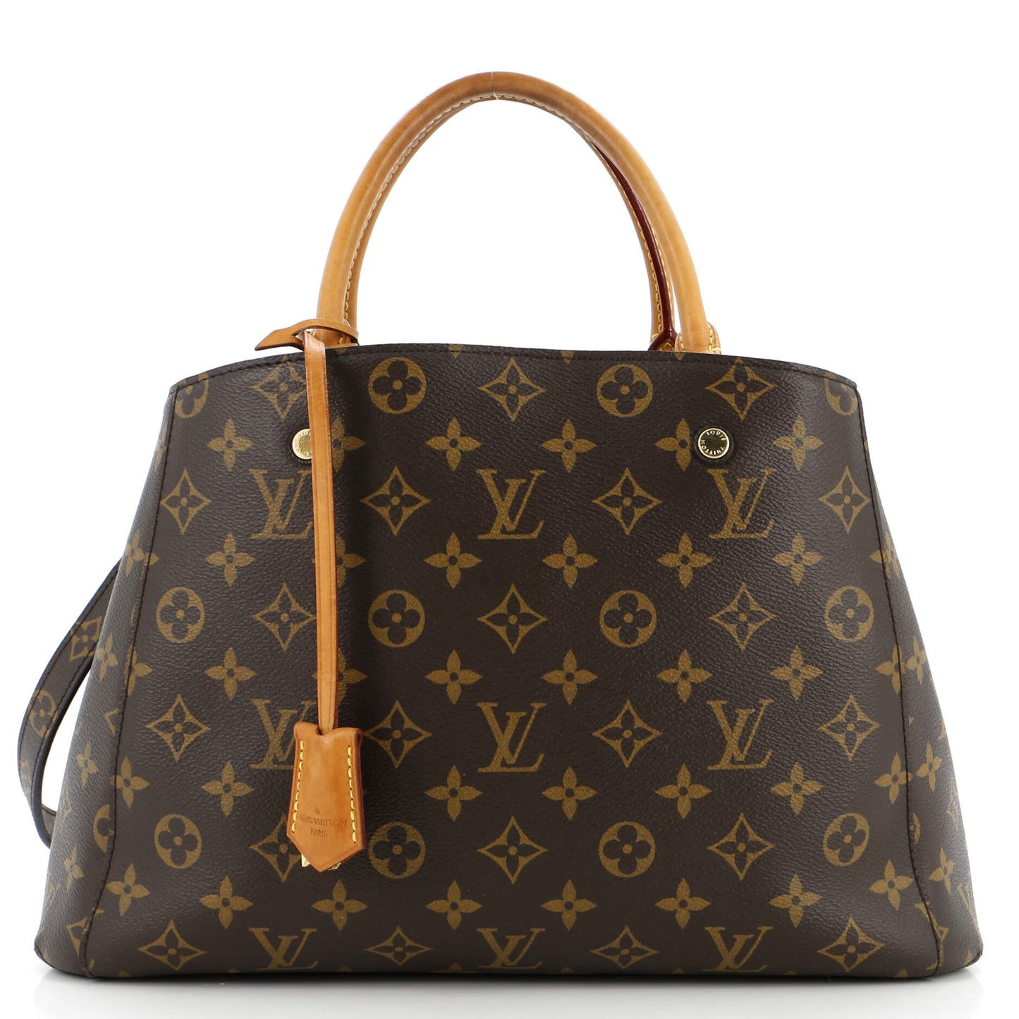 Montaigne Handbag Monogram Canvas MM