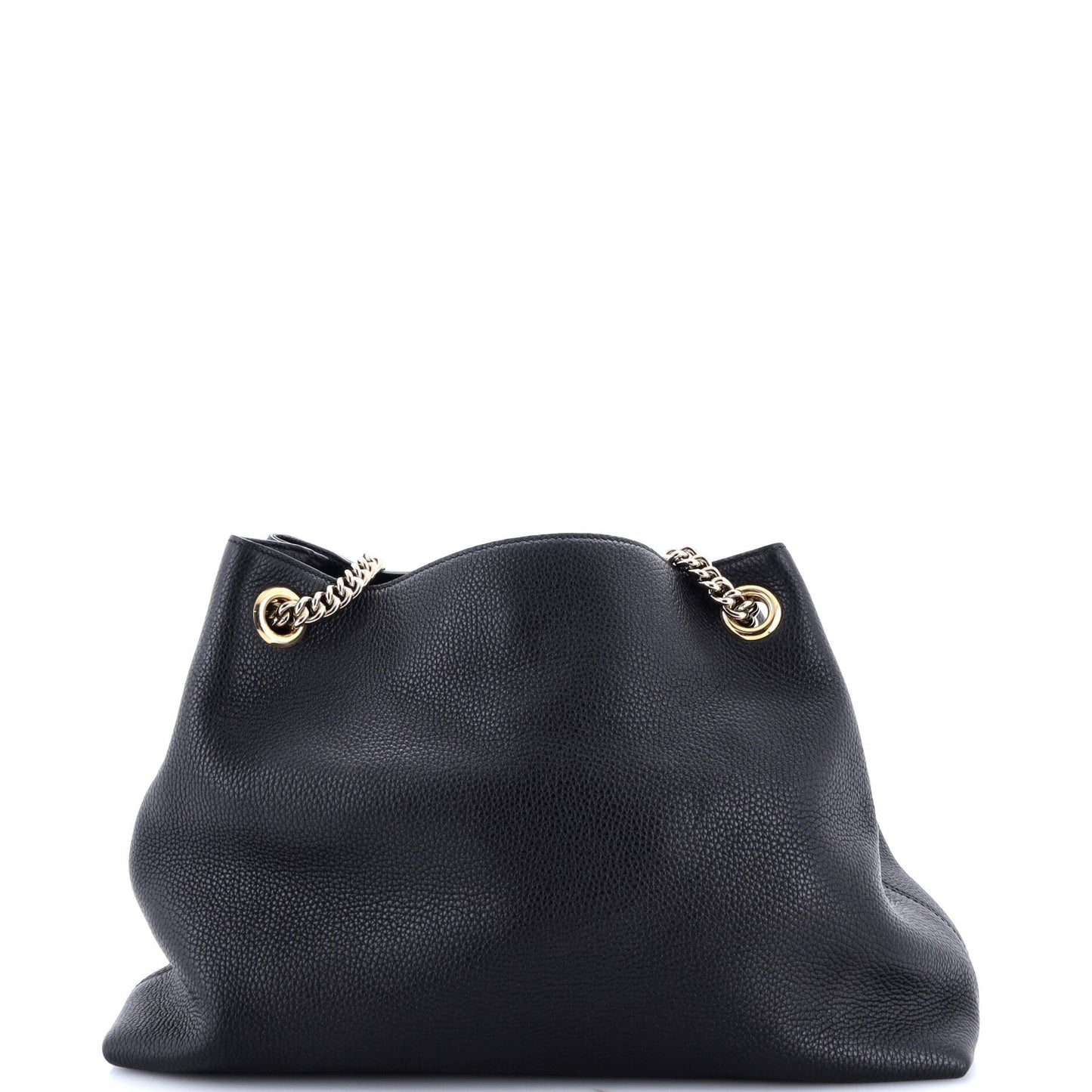 Soho Chain Strap Shoulder Bag Leather Medium