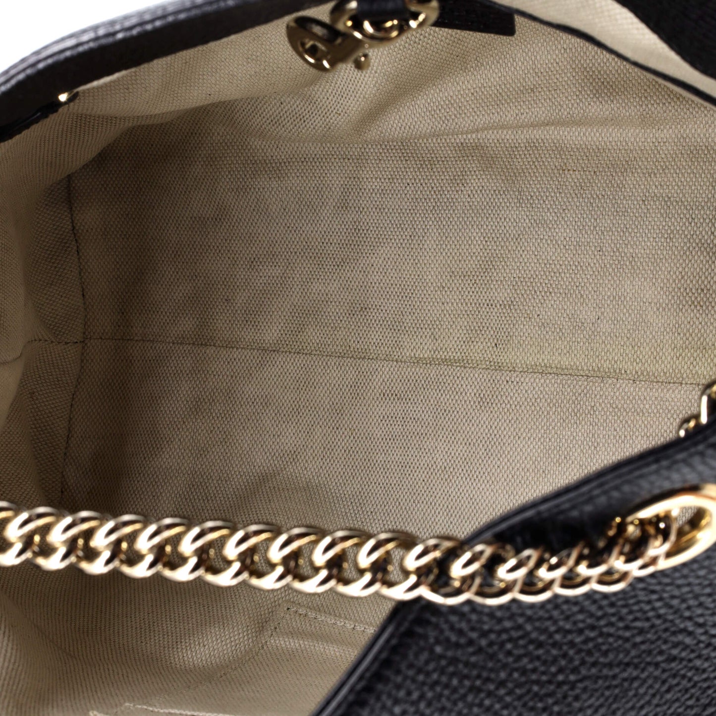 Soho Chain Strap Shoulder Bag Leather Medium
