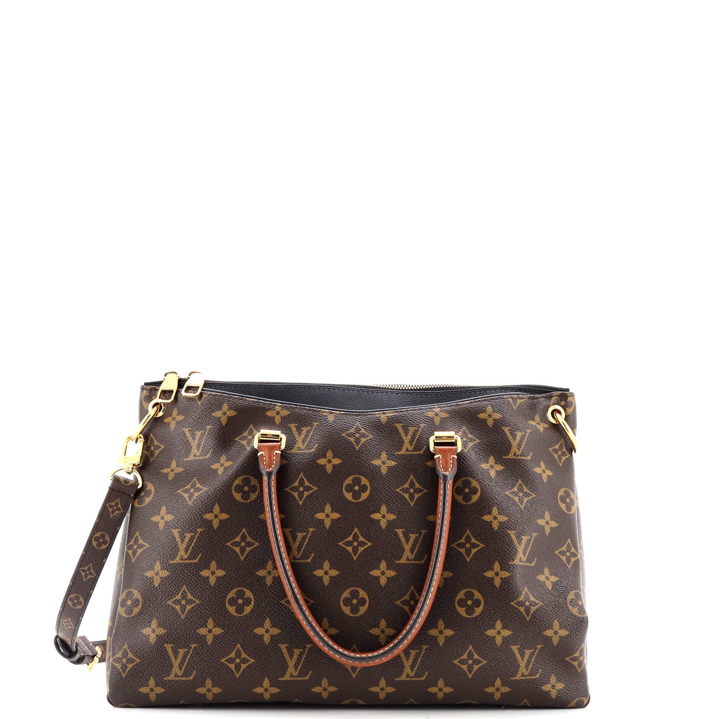 Pallas Tote Monogram Canvas with Leather