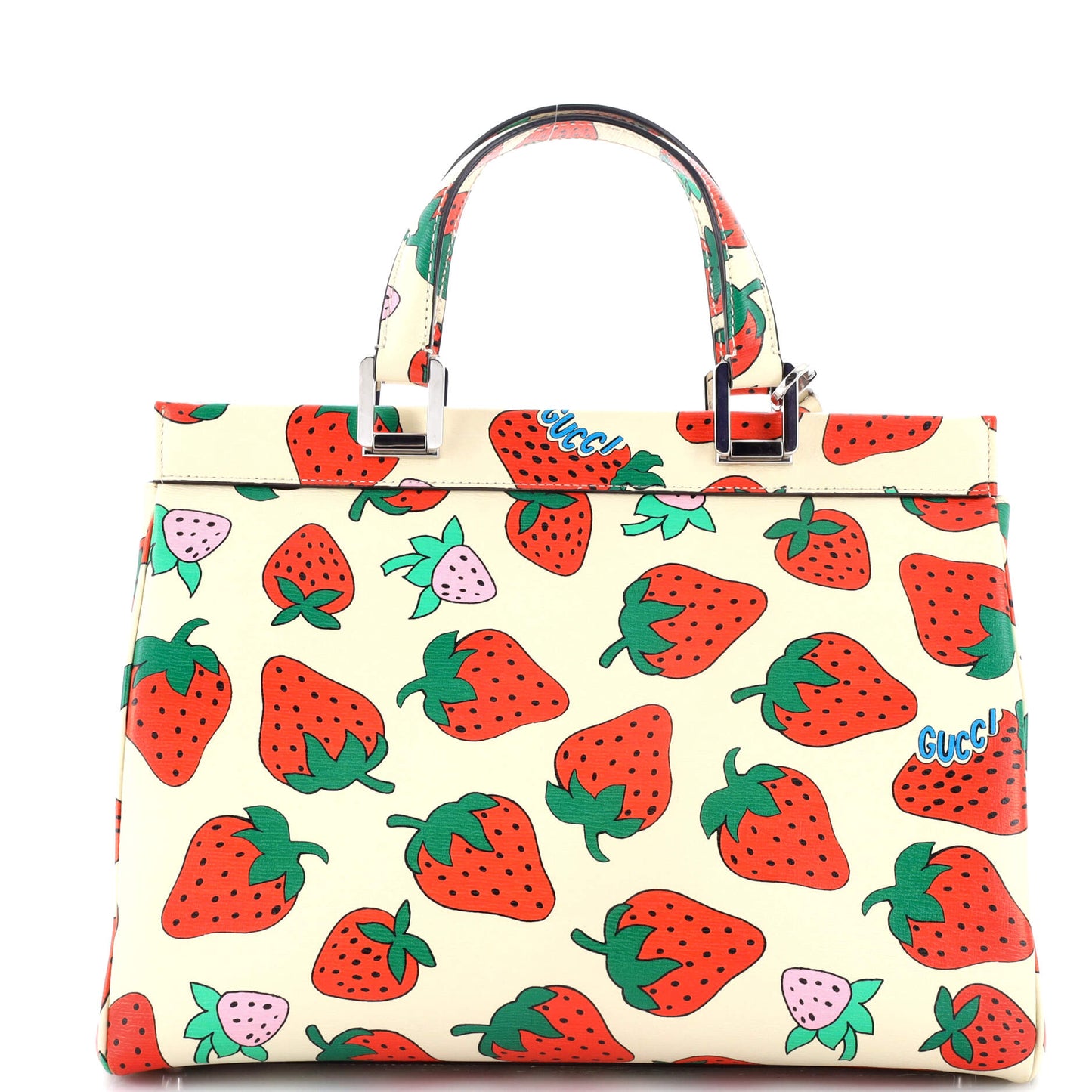 Zumi Top Handle Bag Printed Leather Medium