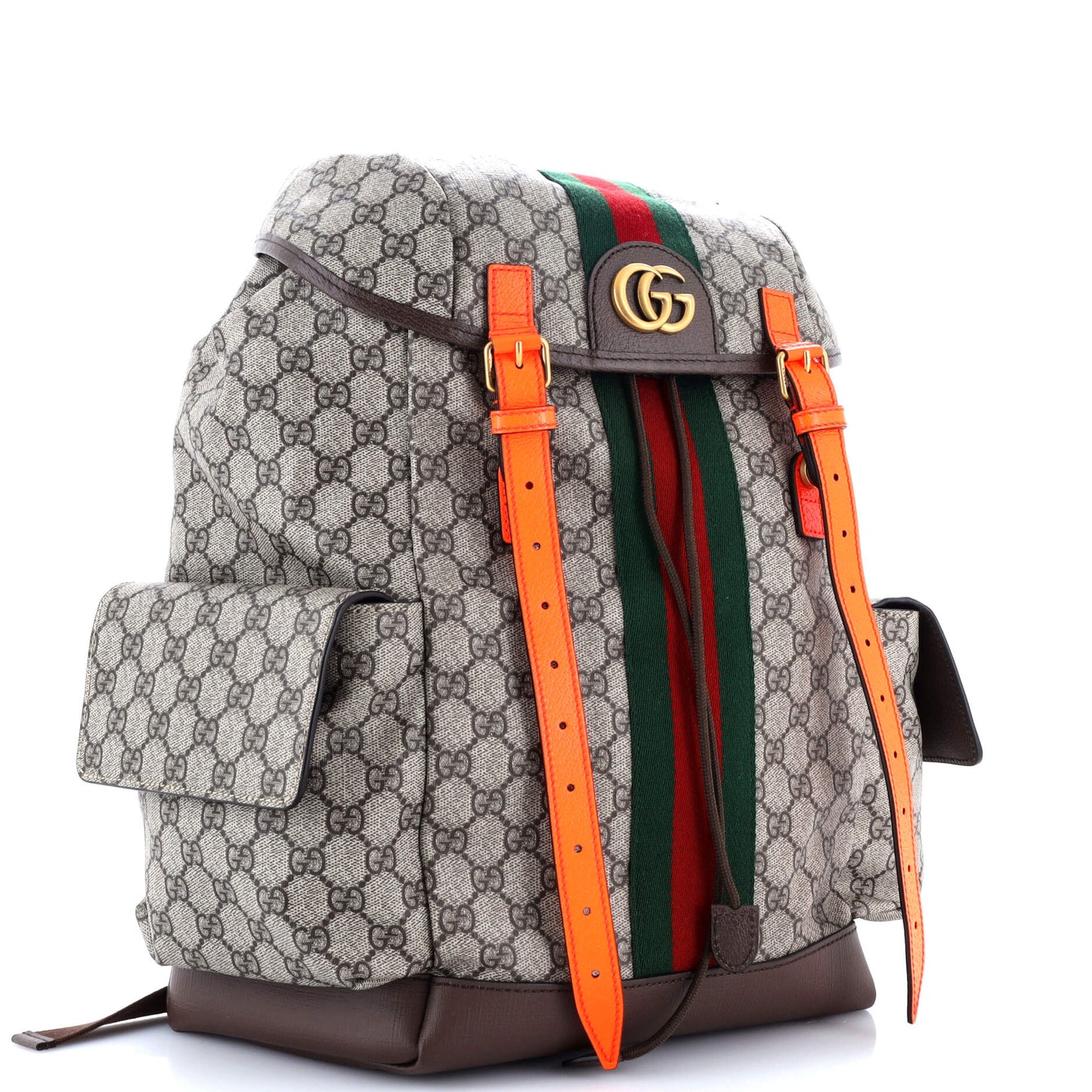 Ophidia Flap Backpack GG Coated Canvas Medium