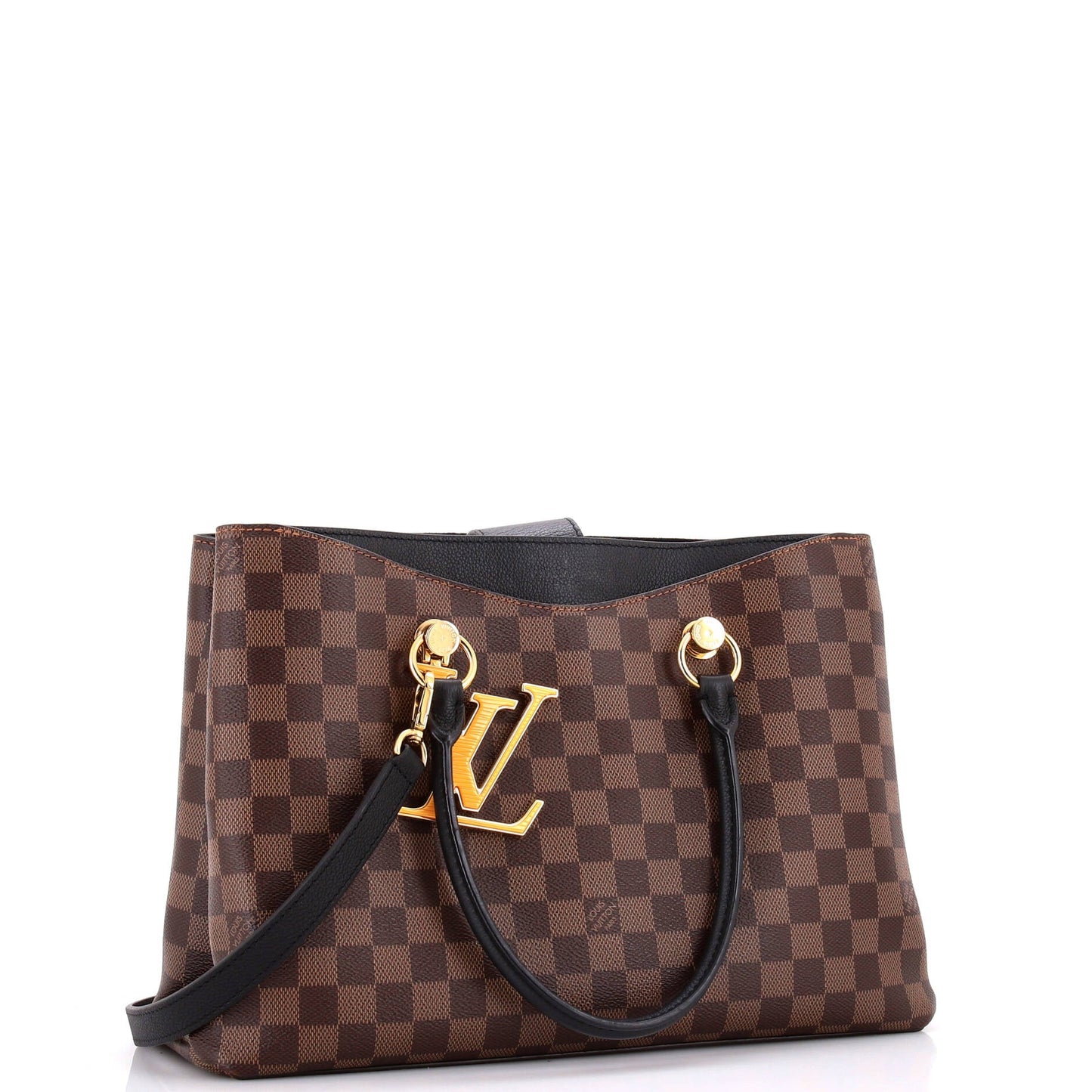 LV Riverside Handbag Damier with Leather