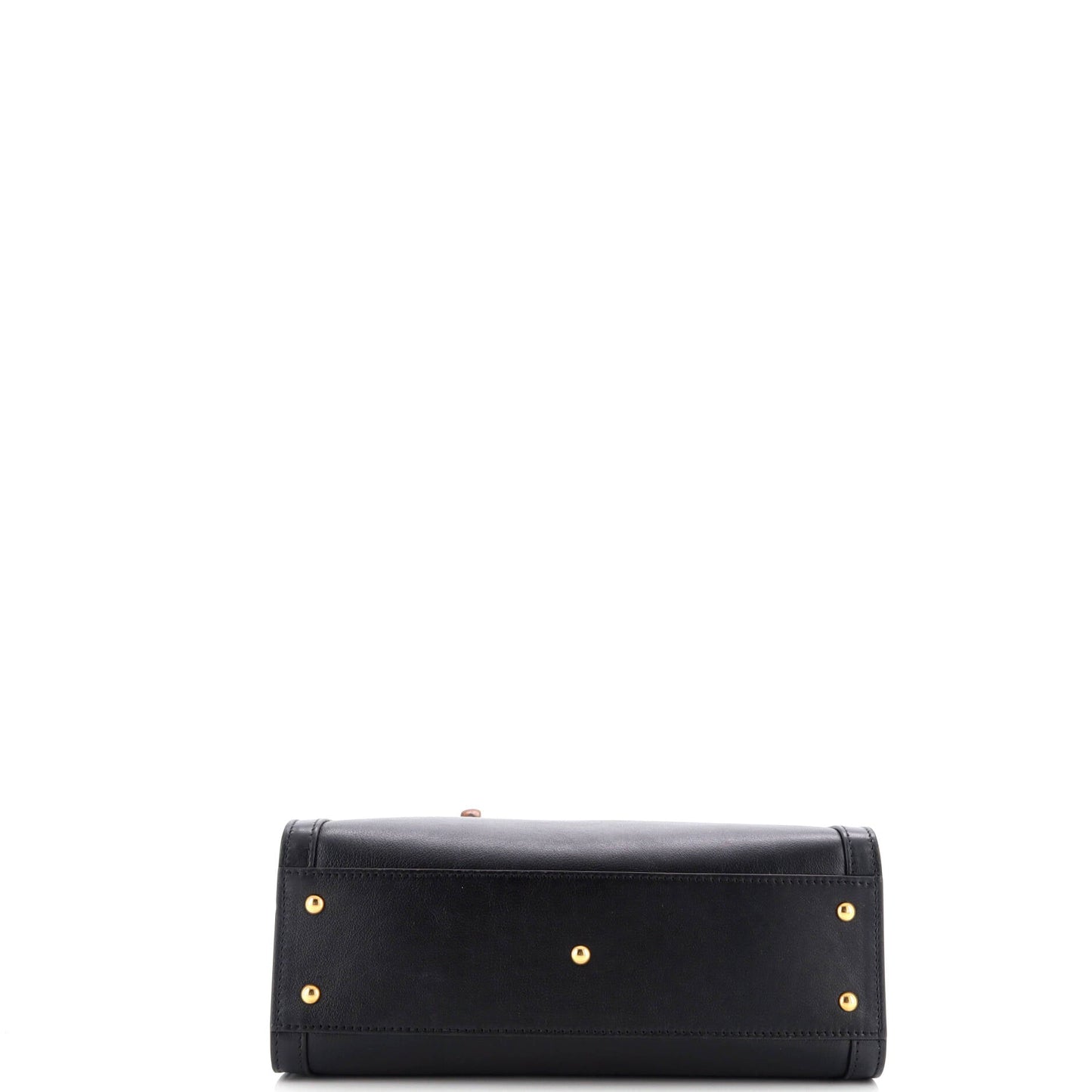 Diana NM Bamboo Handle Tote Leather Small