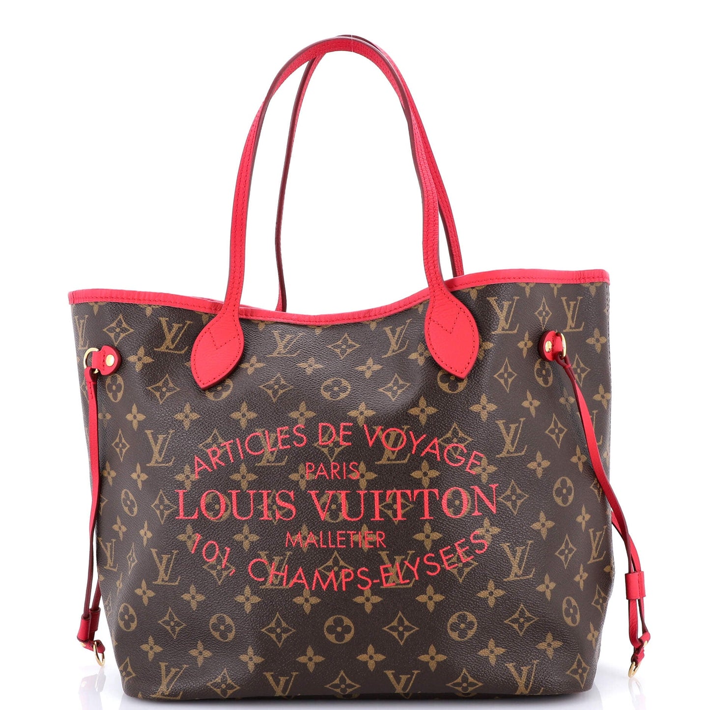 Neverfull Tote Limited Edition Ikat Monogram Canvas with Leather MM