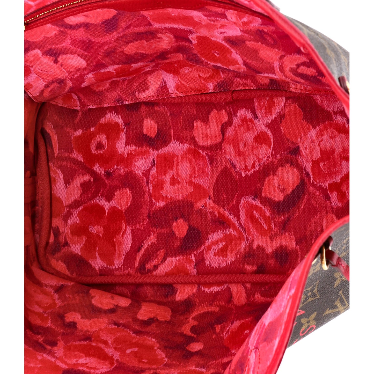 Neverfull Tote Limited Edition Ikat Monogram Canvas with Leather MM
