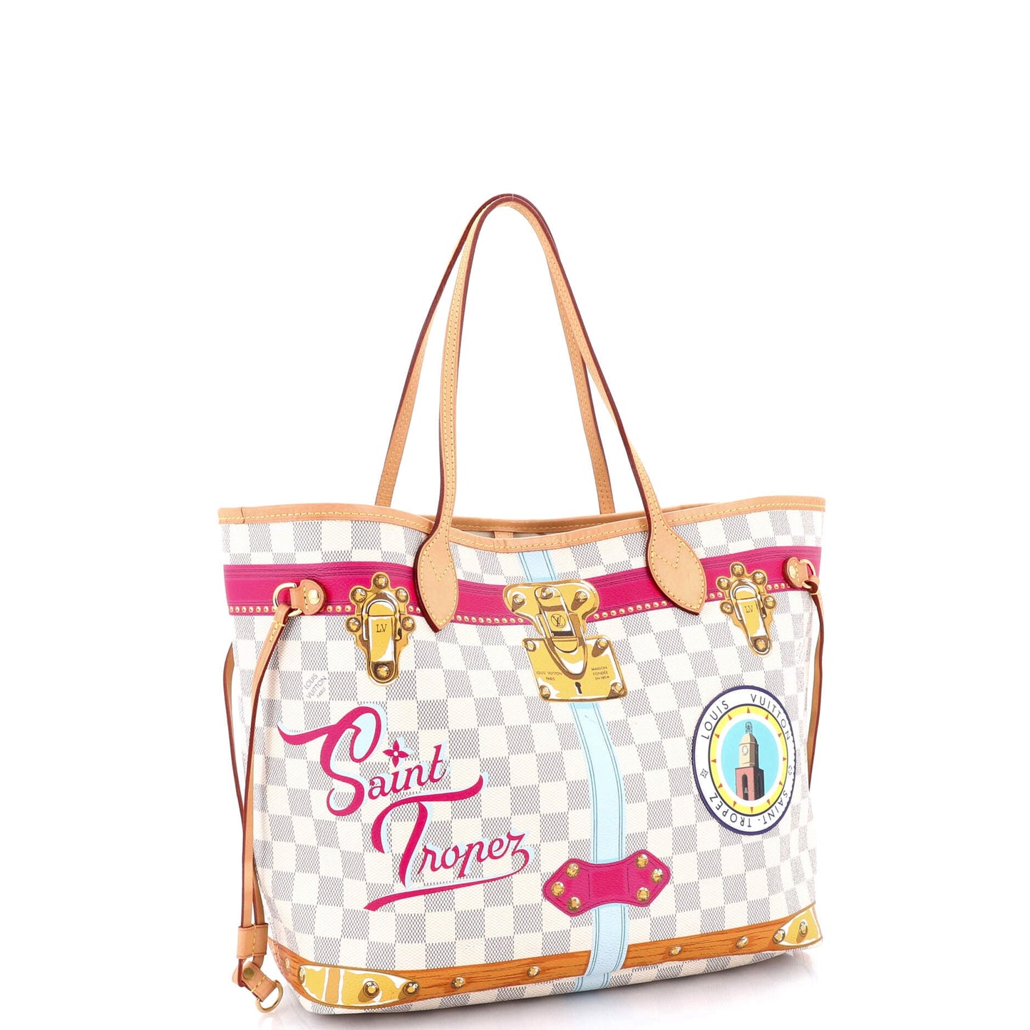 Neverfull NM Tote Limited Edition Damier Summer Trunks MM