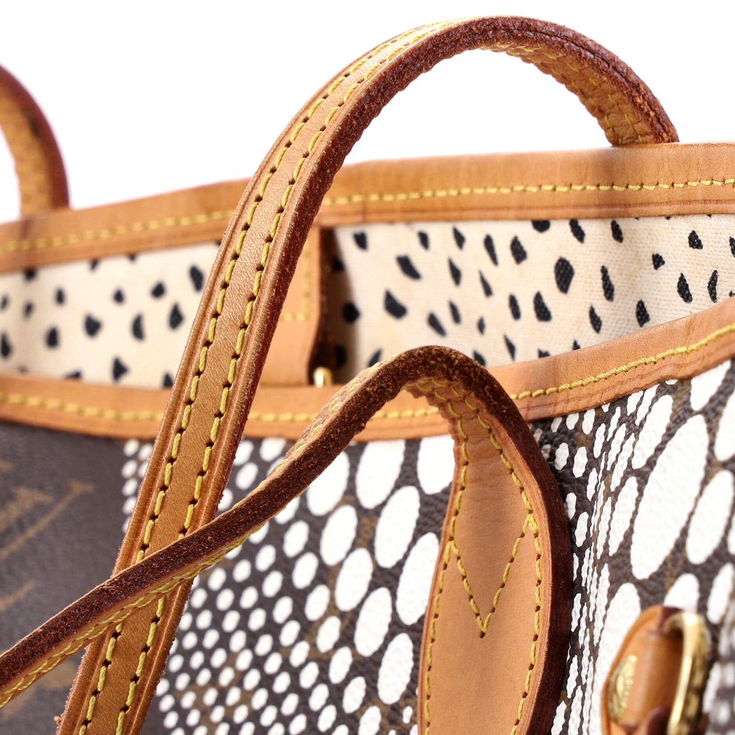Neverfull Tote Limited Edition Kusama Waves Monogram Canvas MM
