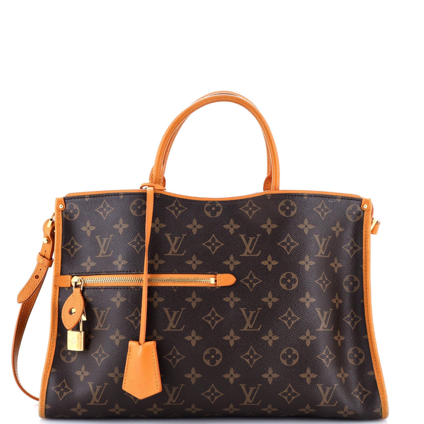 Popincourt NM Handbag Monogram Canvas with Leather MM