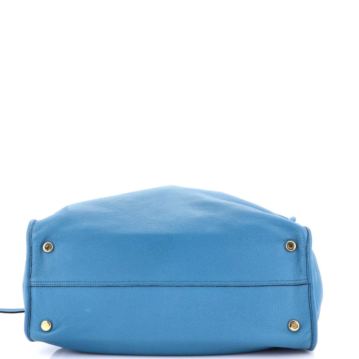 Logo Tote Embossed Leather Large
