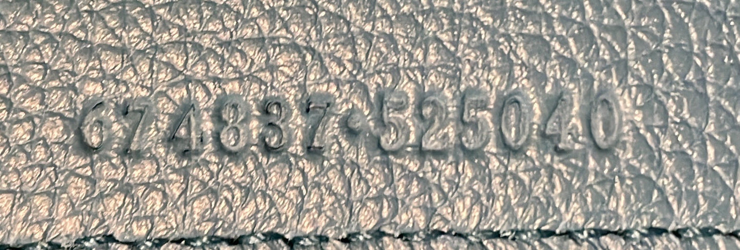 Logo Tote Embossed Leather Large