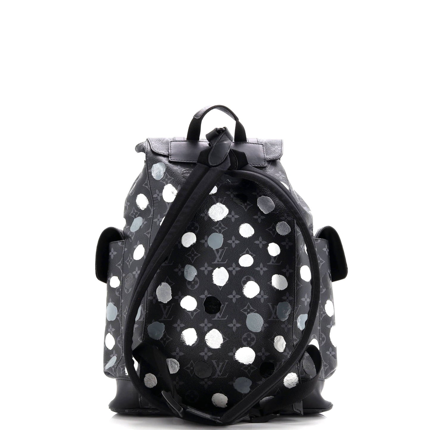 Christopher Backpack Yayoi Kusama Painted Dots Monogram Eclipse Canvas MM