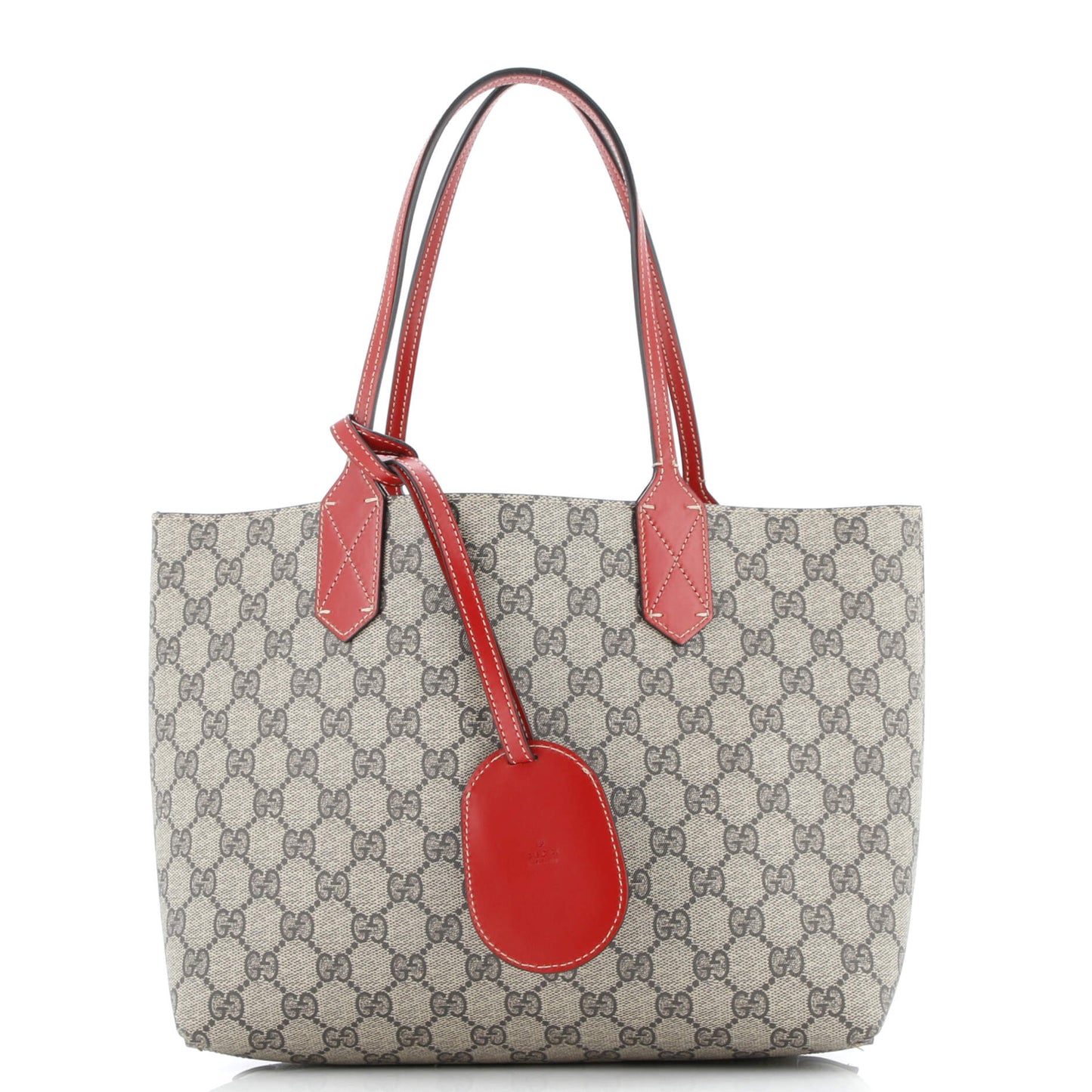 Reversible Tote GG Print Leather Small