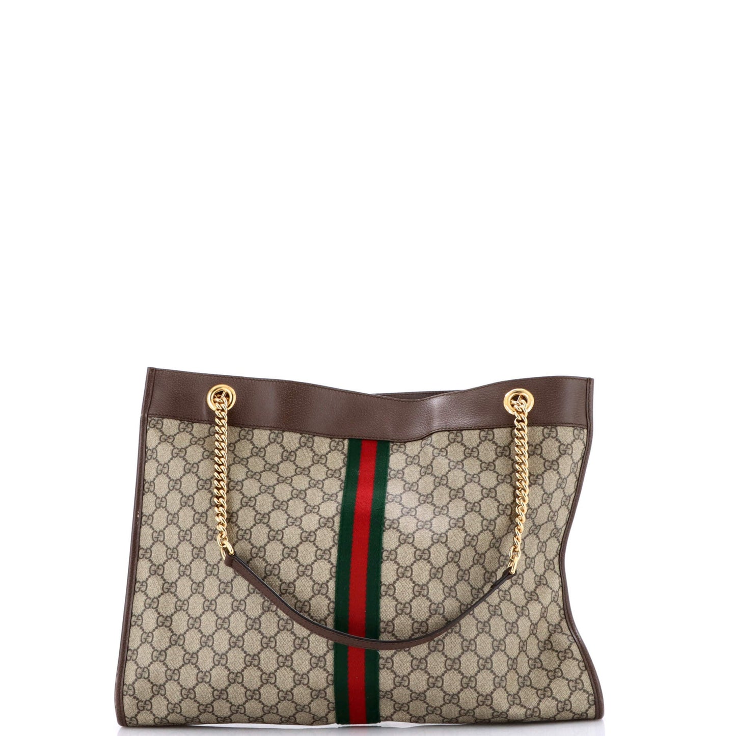 Rajah Chain Tote GG Coated Canvas Large