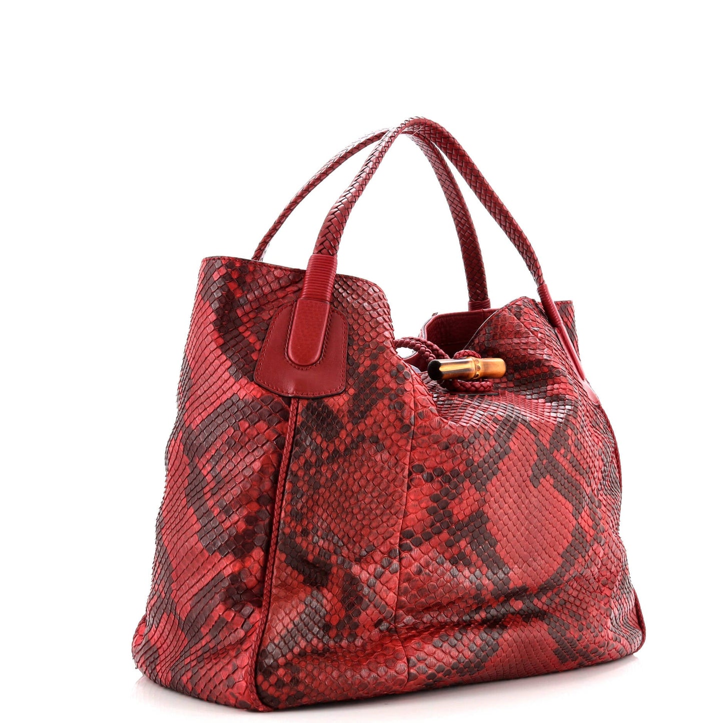 Hip Tote Python Large