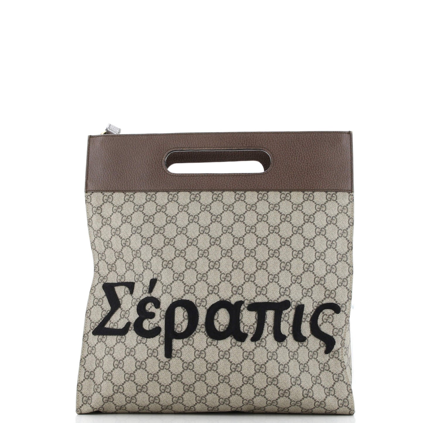 Donald Duck Soft Tote Embroidered GG Coated Canvas