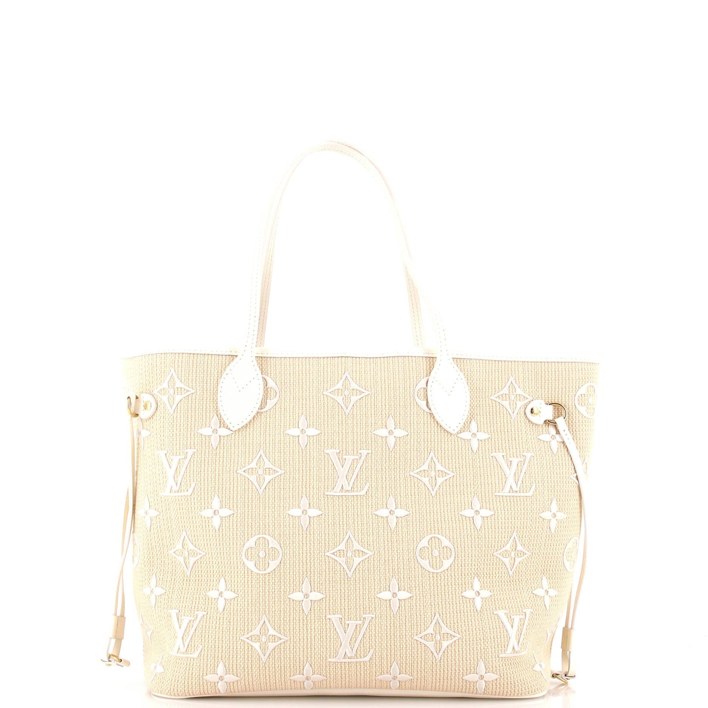 Neverfull NM Tote Monogram Giant Embroidered Cotton MM