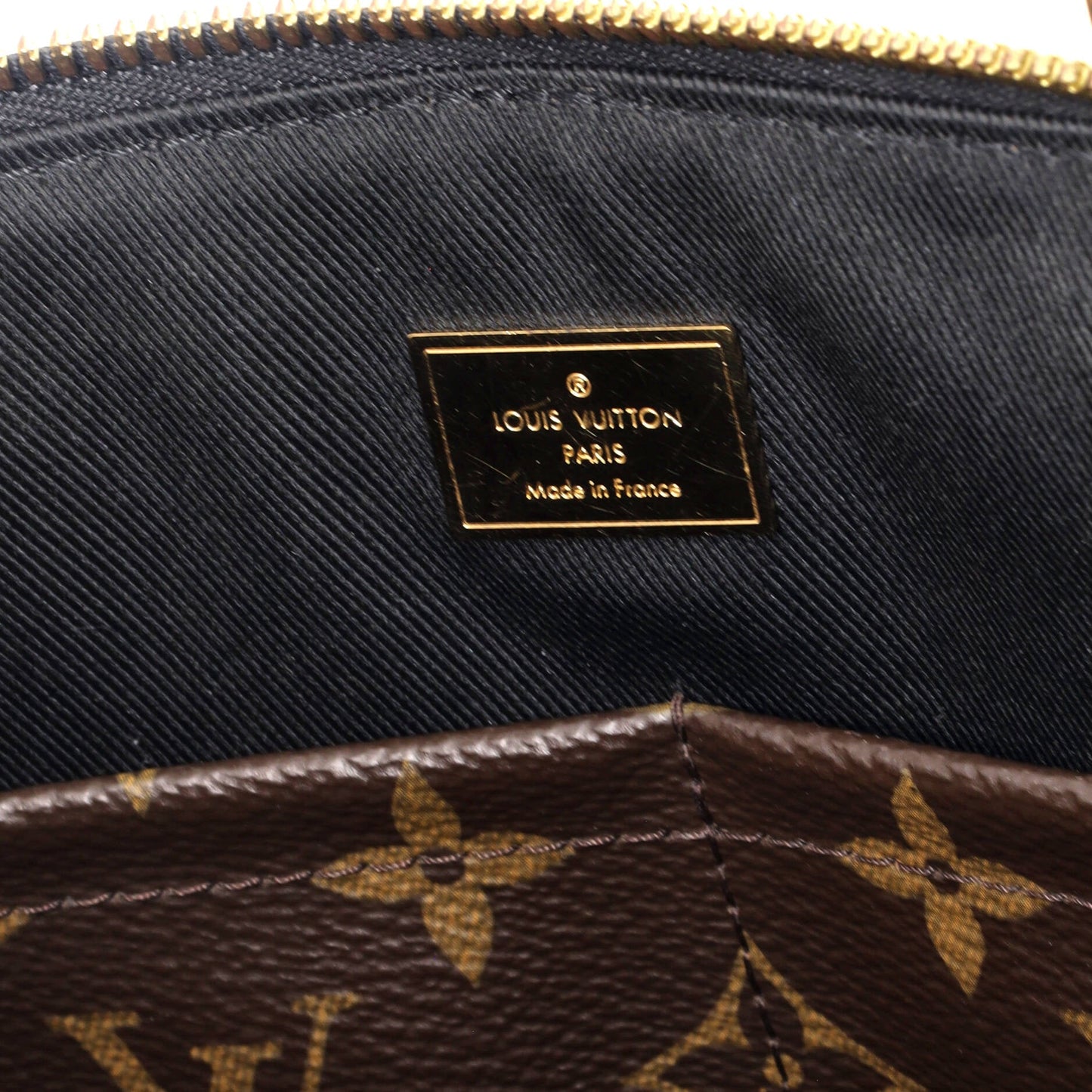 Miroir Handbag Vernis with Monogram Canvas