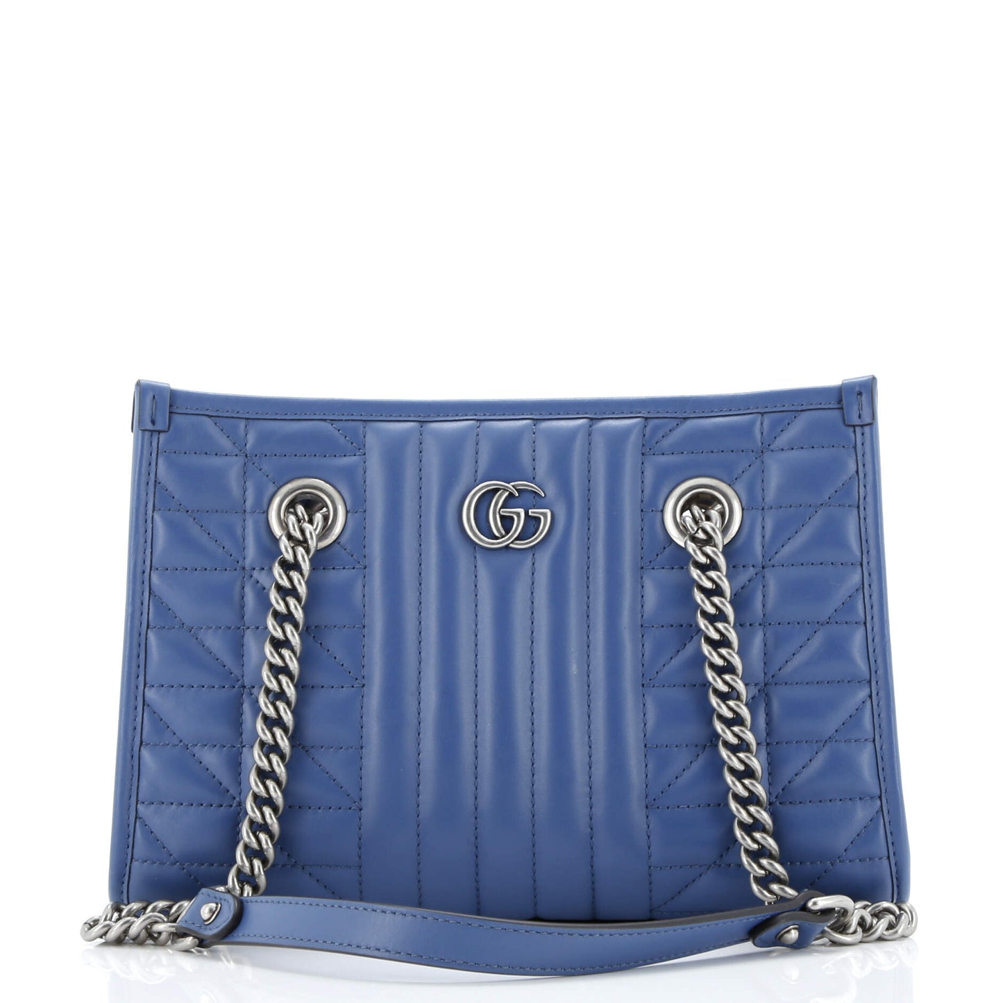 GG Marmont Aria Chain Shopping Tote Mixed Matelasse Leather Medium