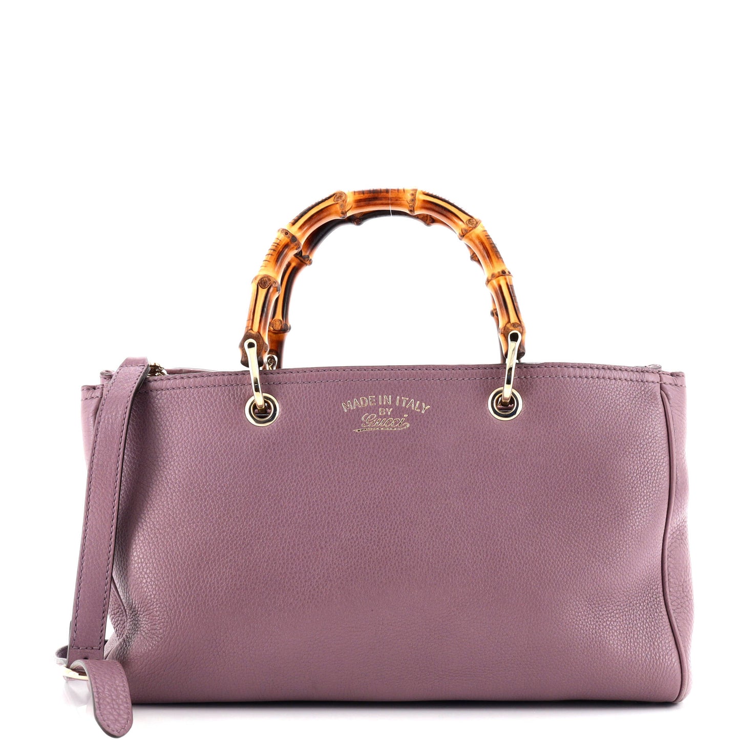 Bamboo Shopper Tote Leather Large