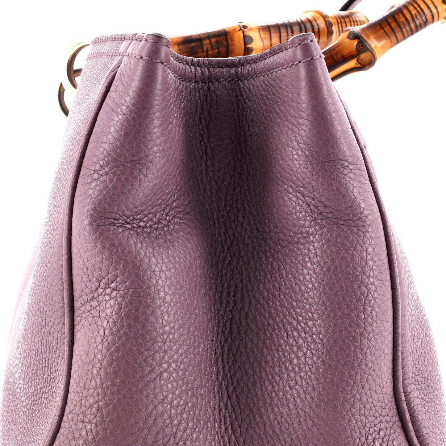 Bamboo Shopper Tote Leather Large