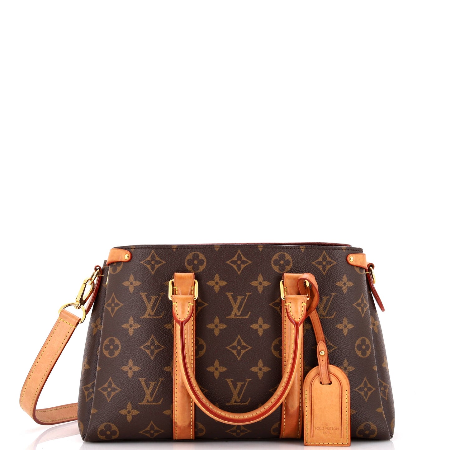 Soufflot Tote Monogram Canvas with Leather BB