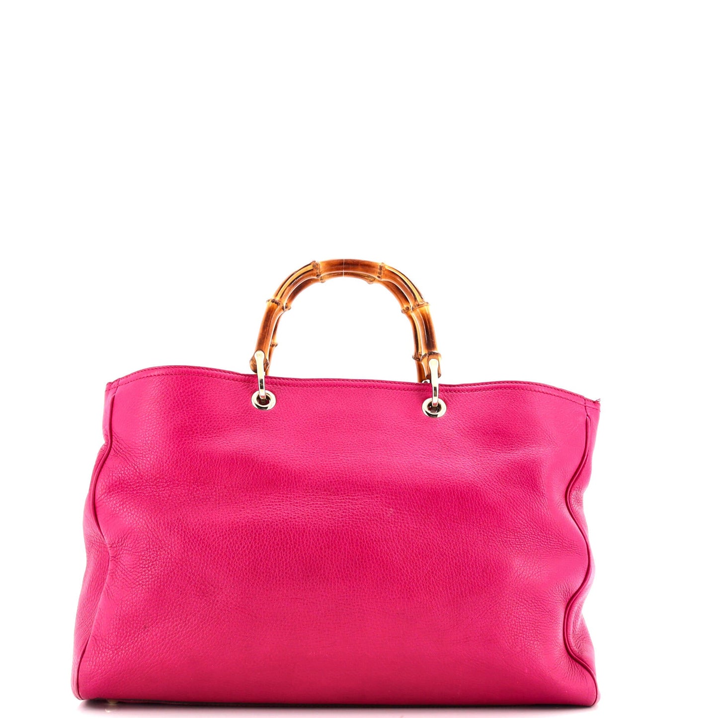 Bamboo Shopper Tote Leather Large