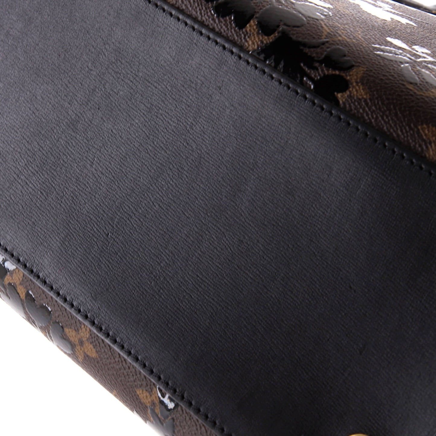 City Steamer Handbag Limited Edition Blossom Monogram Canvas and Leather MM
