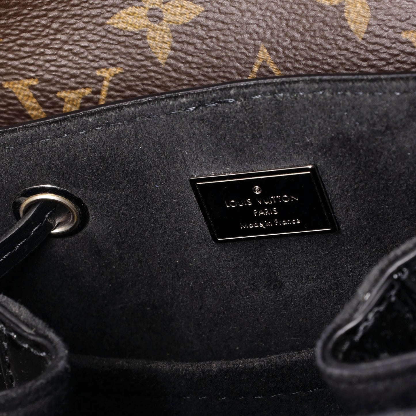 Hot Springs Backpack Vernis with Monogram Canvas